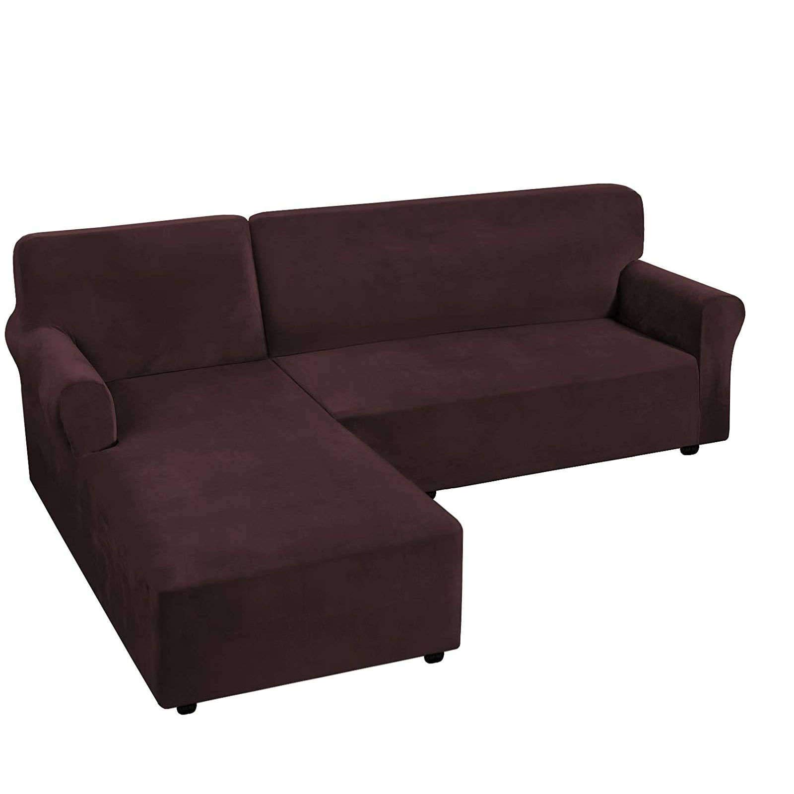 Housse de canapé en L extensible protège meuble angle enfants animaux