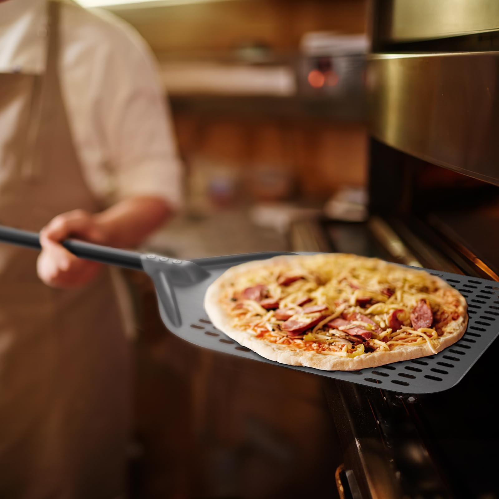 Pizza Peel 12 Pizza Peel Aluminium Pizza Schep Met Lange Handvat Custom Pizza Paddle Fabriek Gebak Bakken Accessoires Keuken Gereedschap Pizza Paddle