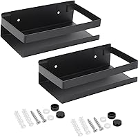 Vista 1 de Lallisa 2 Piezas Estante de Acero Inoxidable para Baño, Ducha, Estantes Flotantes, Cesta Organizadora Montada en la Pared, Estantes Organizadores