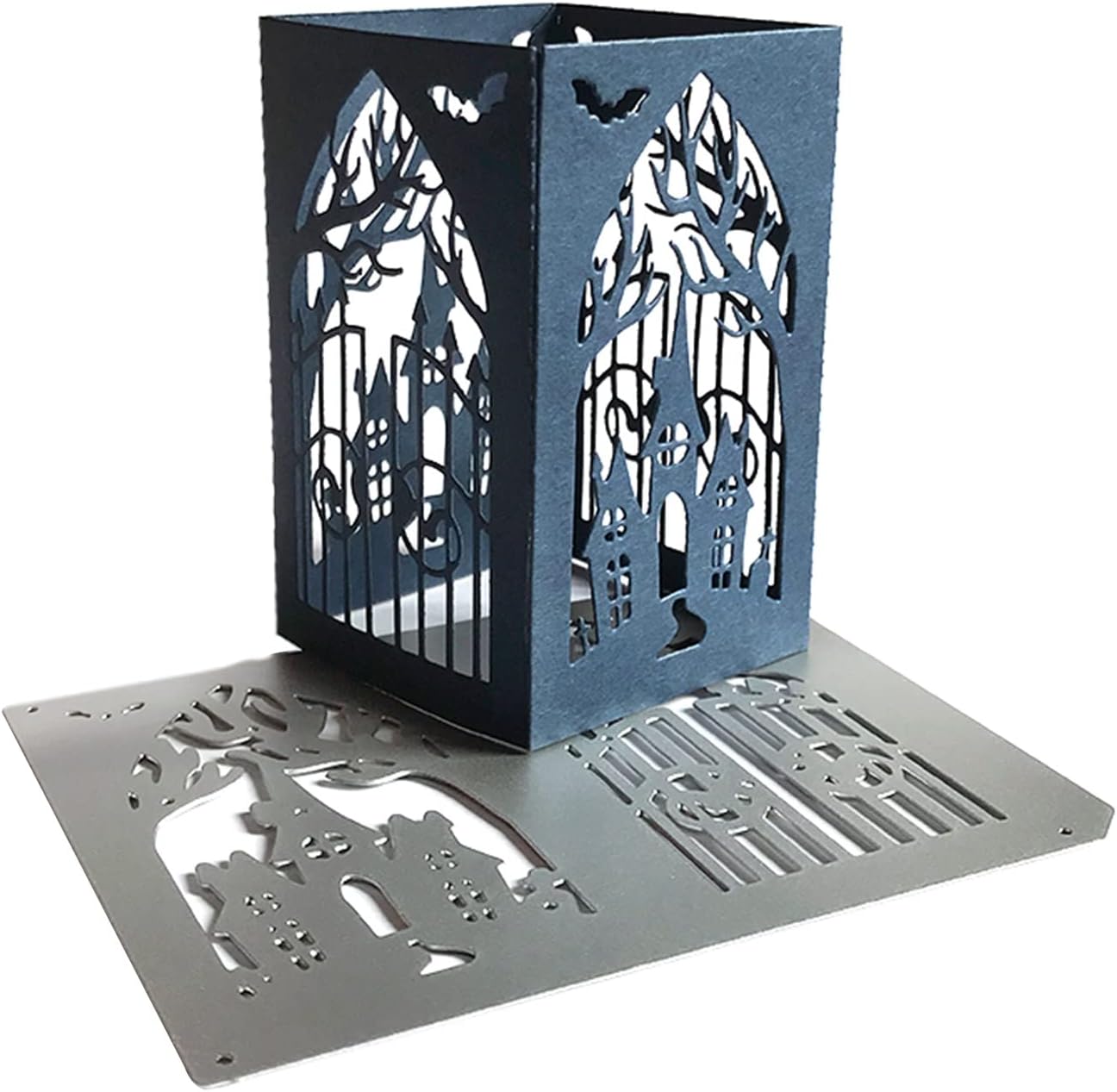 JSGHGDF Stanze „Halloween Lutscher“ – Metall-Stanzform Für Karten & Scrapbooking | Ca. 9,5 X 7,5 Cm