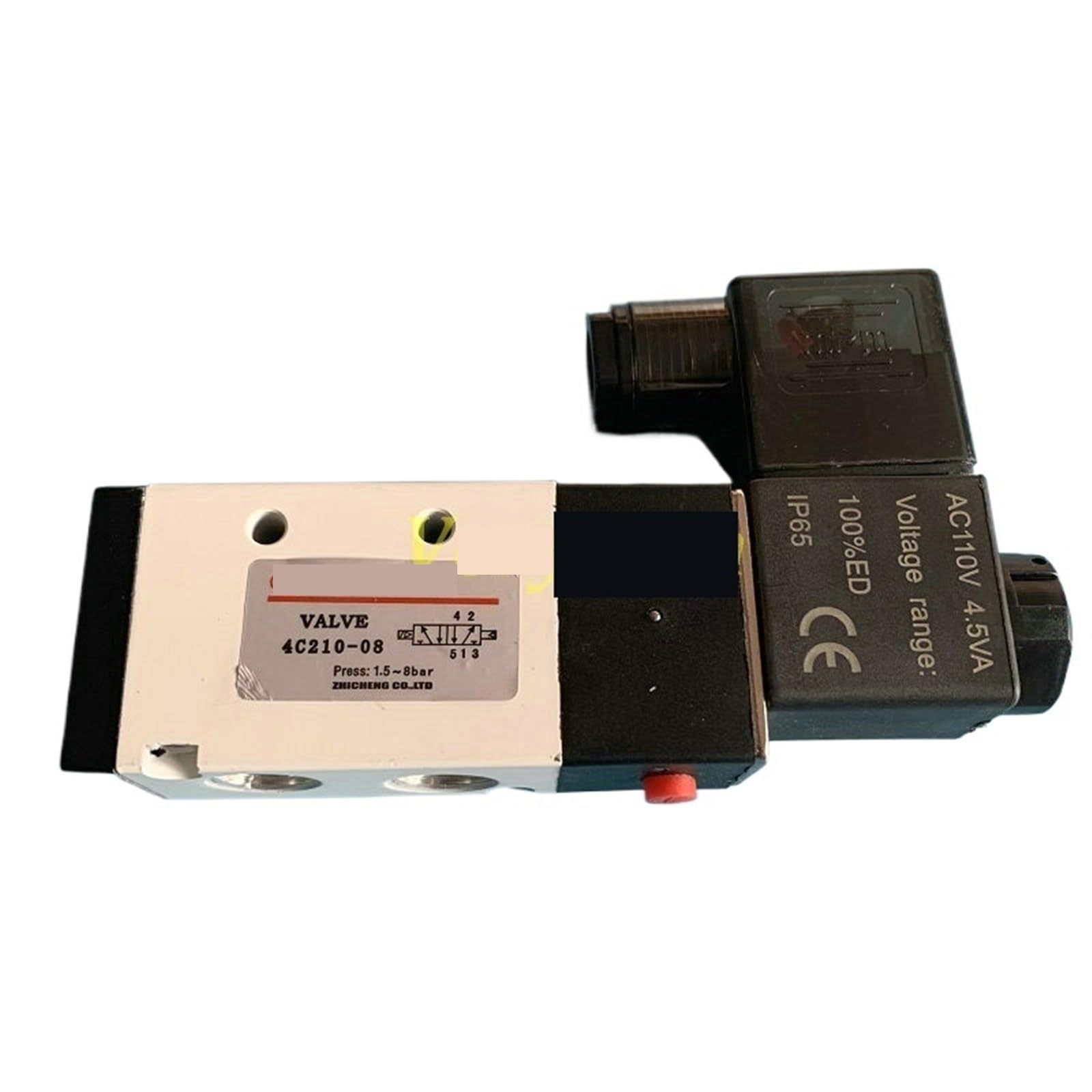 Électrovanne 5 voies 2 positions distributeur pneumatique 1/4 BSP 24V