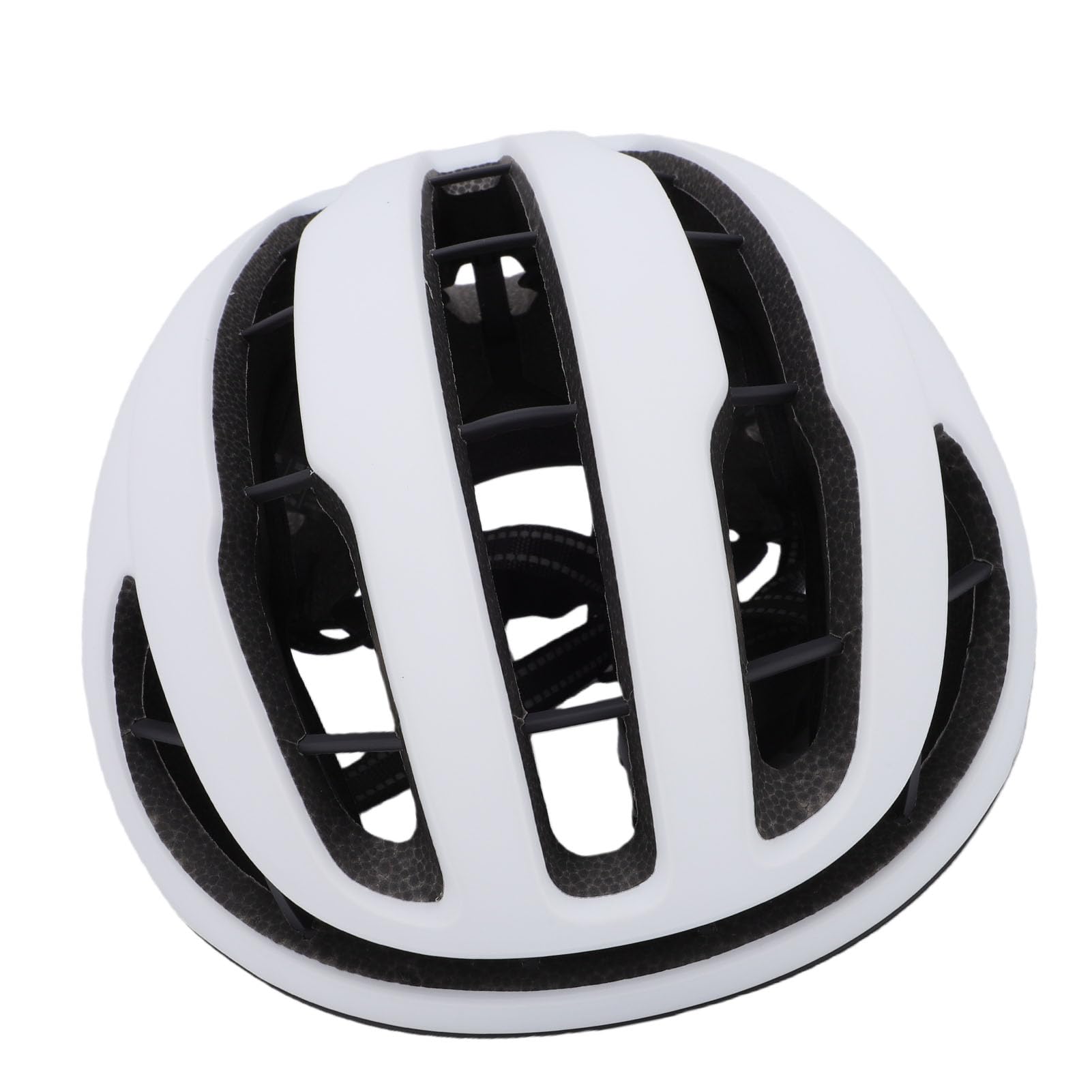 Casco da Bici Unisex Regolabile Leggero Integrato PC Ciclismo per Ciclismo su Strada e Mountain Bike Bianco e