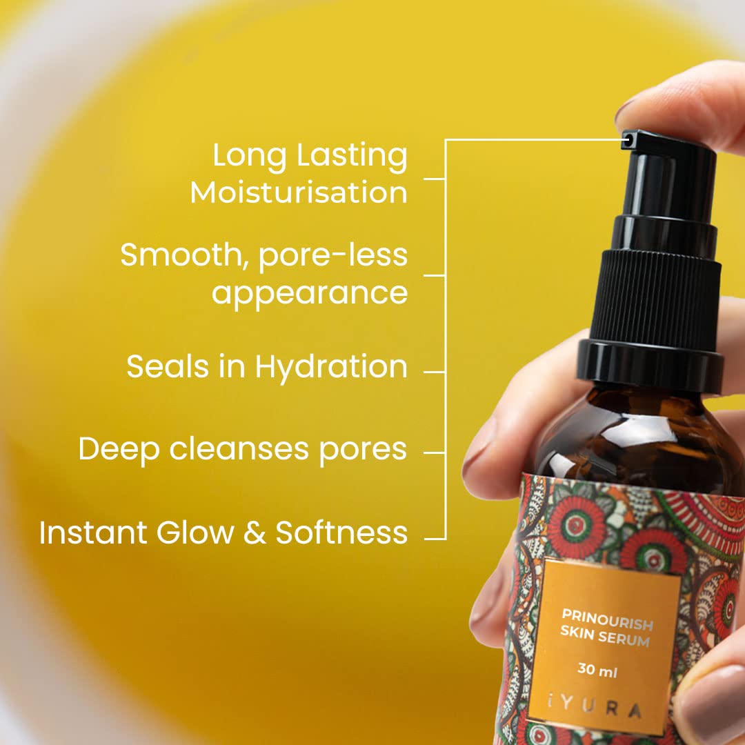 iYURA Prinourish Skin-Enriching Superfood Serum, Colourless, 30 ml (Pack of 1) - Image 2