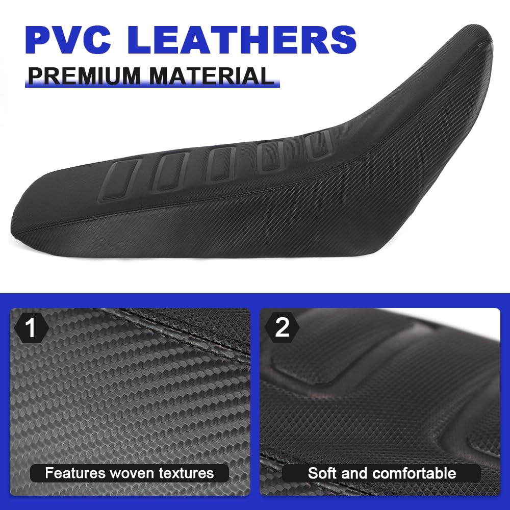 Xitomer PVC Leather Seat Cover For Suzuki DR650 (1996-2024) - Waterproof Motorcycle Seat Cover - View #9