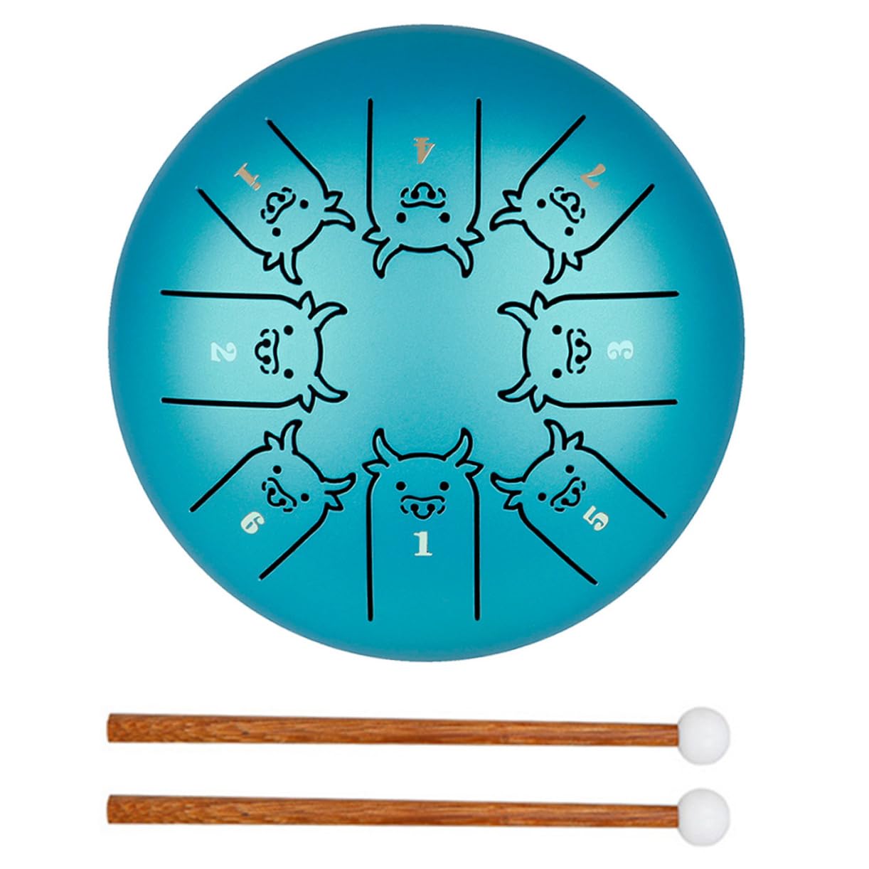 BESPORTBLE 1 Set Tongue Drum Durable Percussion Instrument for Adults Unique Sound Beginner Friendly Musical Experience for Showcasing Talent