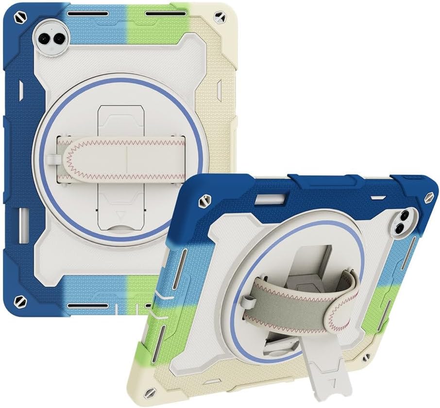 Compatible for Huawei MatePad Pro 13.2 Tablet Case 11.5" 3in1 Armor Heavy Shockproof Protective Rugged Kickstand with Shoulder Strap[Without Screen Protector, Pen] - D
