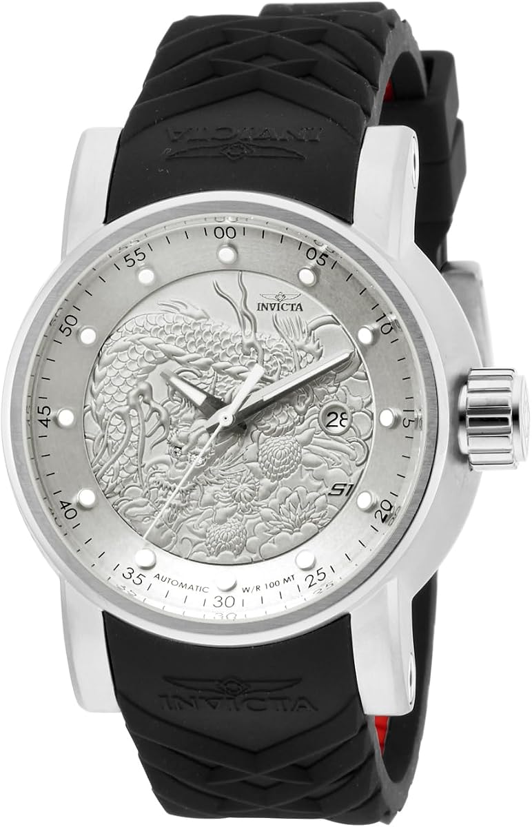Reloj automático para hombre Invicta S1 Rally de acero inoxidable - 48 mm