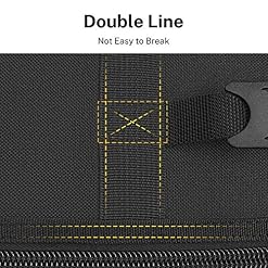 Donner Housse pour Guitare électrique de 39 pouces, Rembourrage de 12 MM en nylon indéchirable 600D, Double bretelles… - Les Beatles, Paul McCartney, John Lennon, RIngo Starr, George Harrison Donner Housse pour Guitare électrique de 39 pouces, Rembourrage de 12 MM en nylon indéchirable 600D, Double bretelles… – Image 4