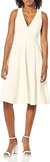 Women's Catalina Solid Sleeveless Fit & Flare Midi Dress - Buy now