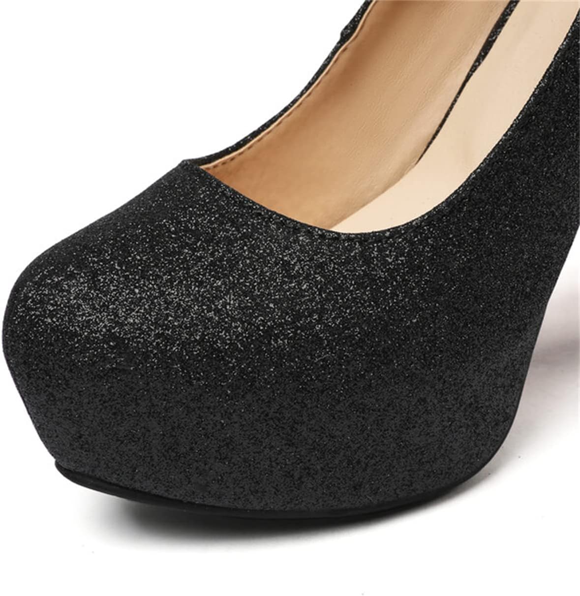 Viuluti 2030 Women's Platform Pumps Sexy High Heels Ankle Strap Mary Jane Pumps Artistic Handicrafts