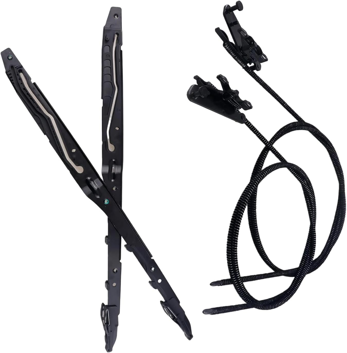 Heavy Duty Sunroof Repair Set ABS Cables Restores Smooth Operate Cable Track Replacement Set Fit for Car Track Replacement