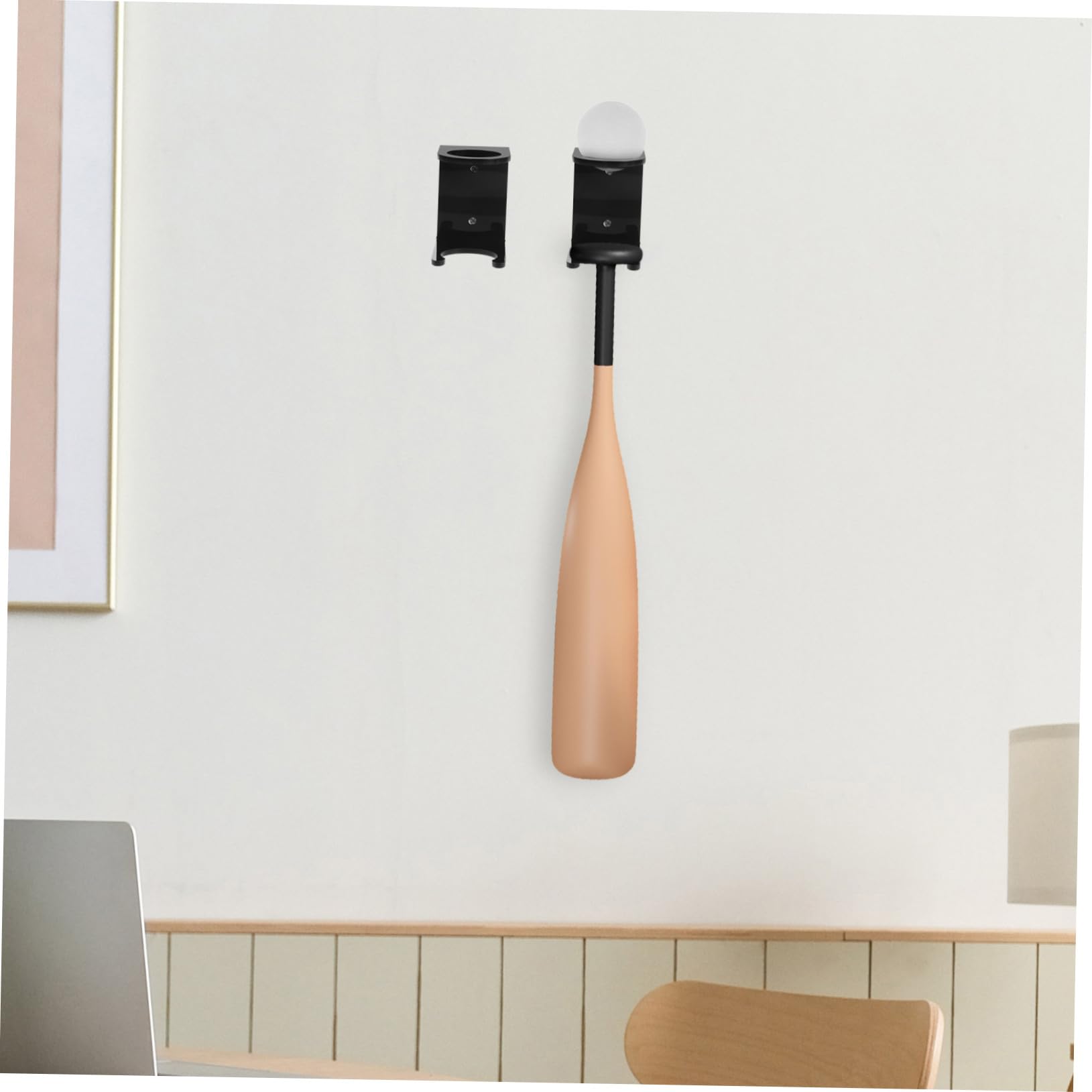 INOOMP Sets Baseball Bat Rack Multi-functional Bat Display Stand for Home Collection