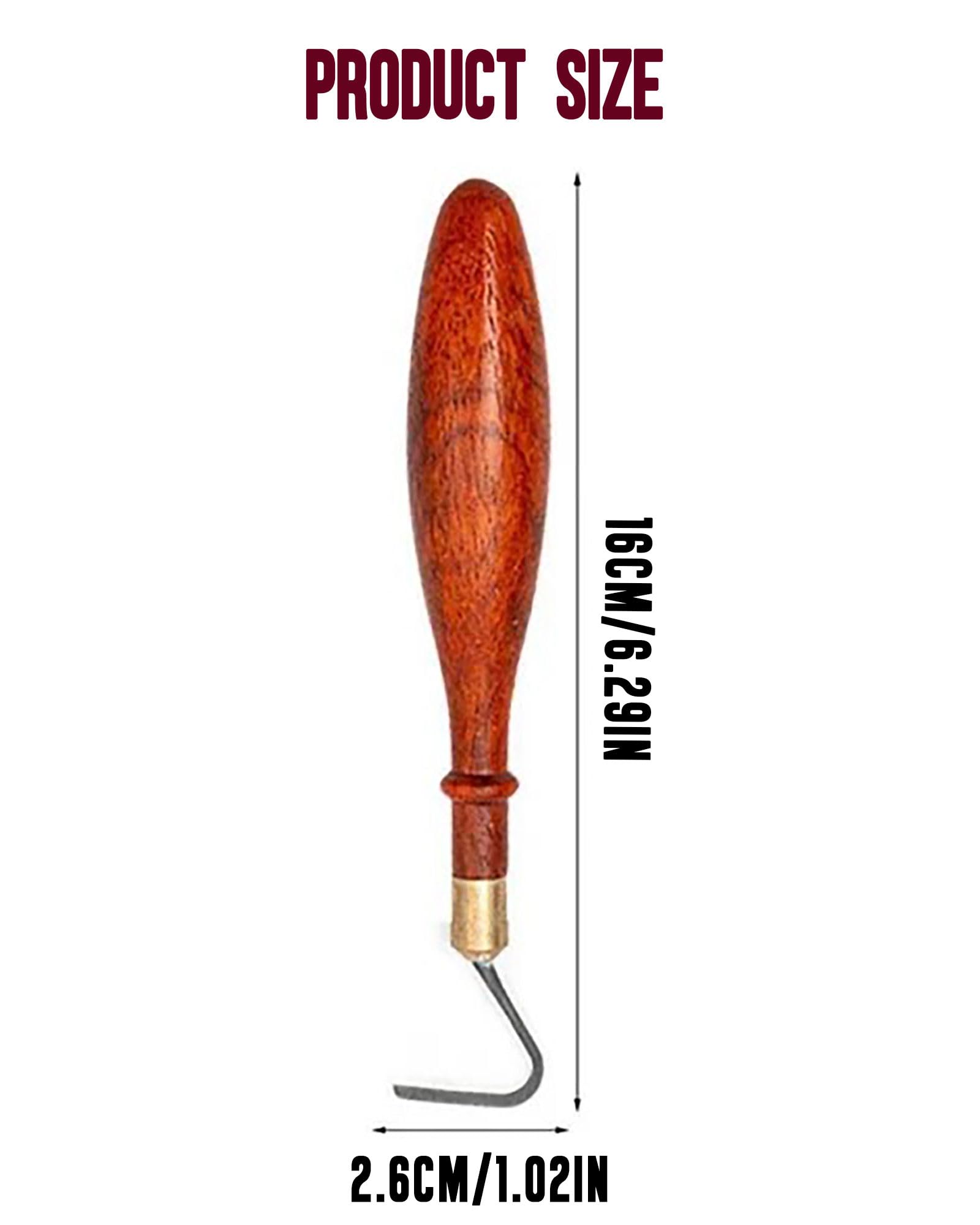 Juego de herramientas para modelar arcilla y cerámica con mango de madera