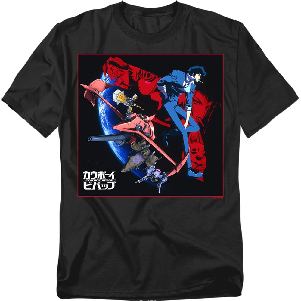 Cowboy Bebop Let's Jam with The Bebop Crew Unisex Adult T Shirt