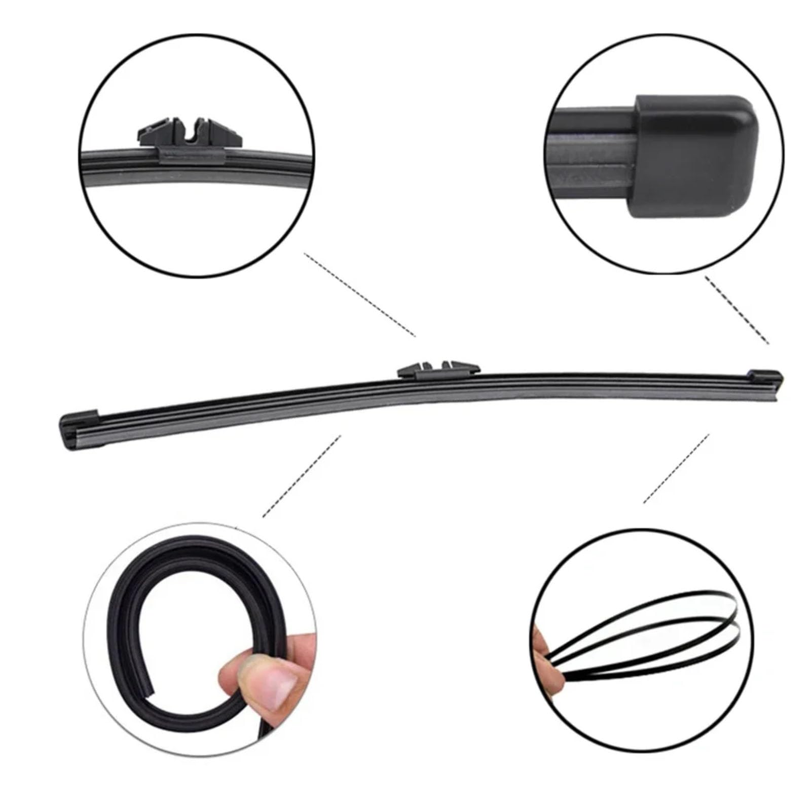 Spazzole Tergicristallo Auto Per Volvo Per XC90 MK2 2016-2020 Pioggia Tergicristallo | Set spazzole tergicristallo anteriori posteriori Kit aggiornamento sostitutivo 3 pezzi 24"20"14"