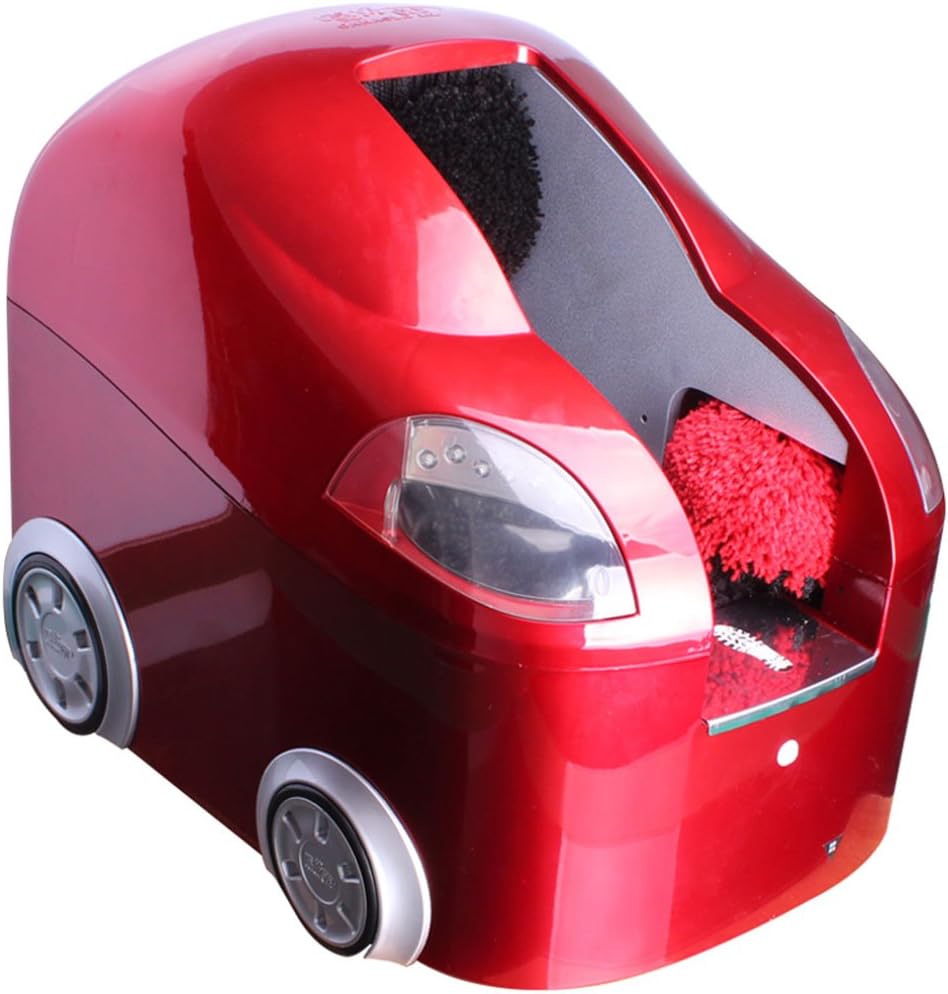 ZZHF Shoe polisher Automatic sensor Vertical shoeshine Household dual motor electric shoe brush machine red 497 * 374 * 398mm Shoe polisher