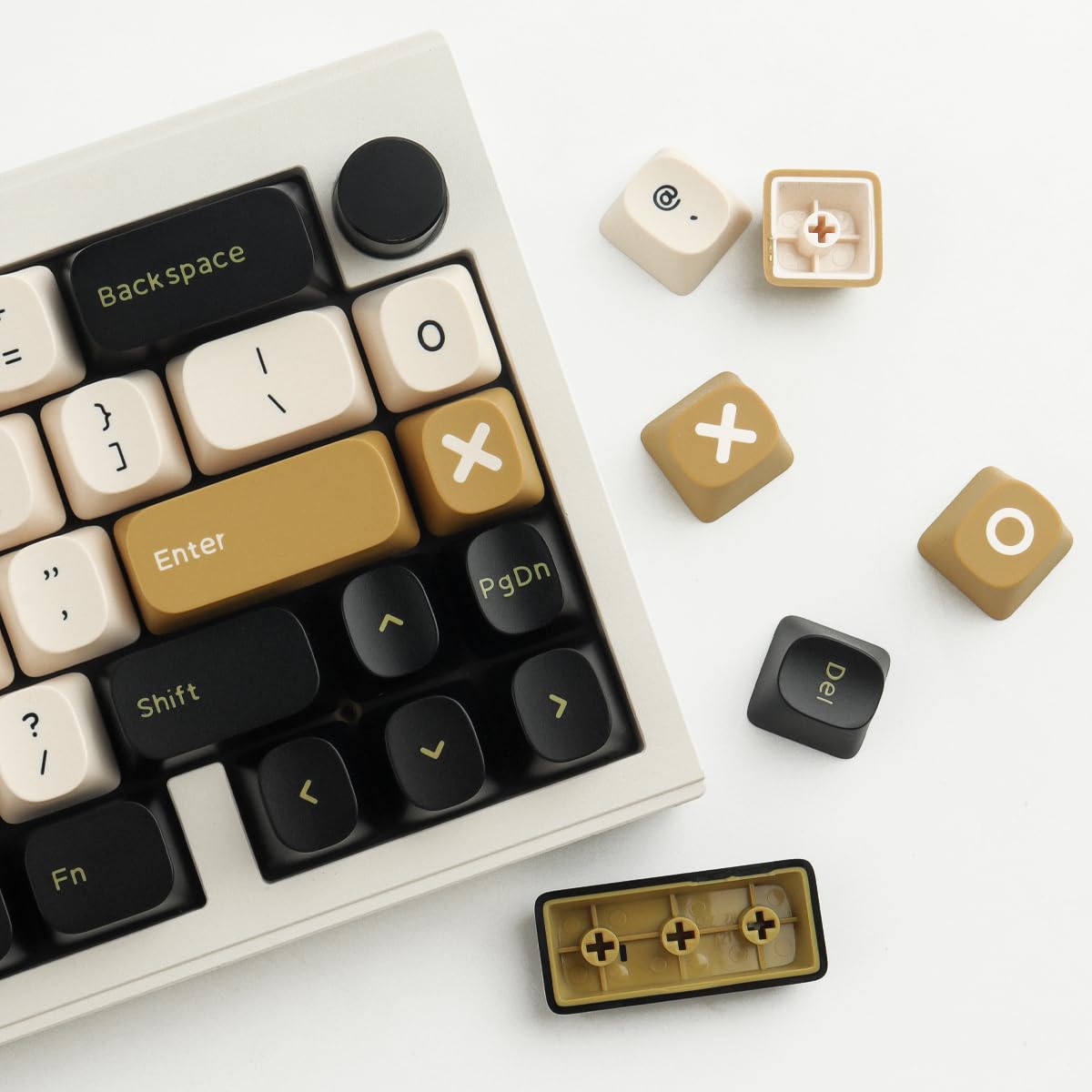 Hyekit PBT Keycaps – YMK Profile Double Shot, keycap 75%, 172 tasti set completo, Cool Custom Keycap set per tastiera meccanica Cherry Gateron MX, Dusk