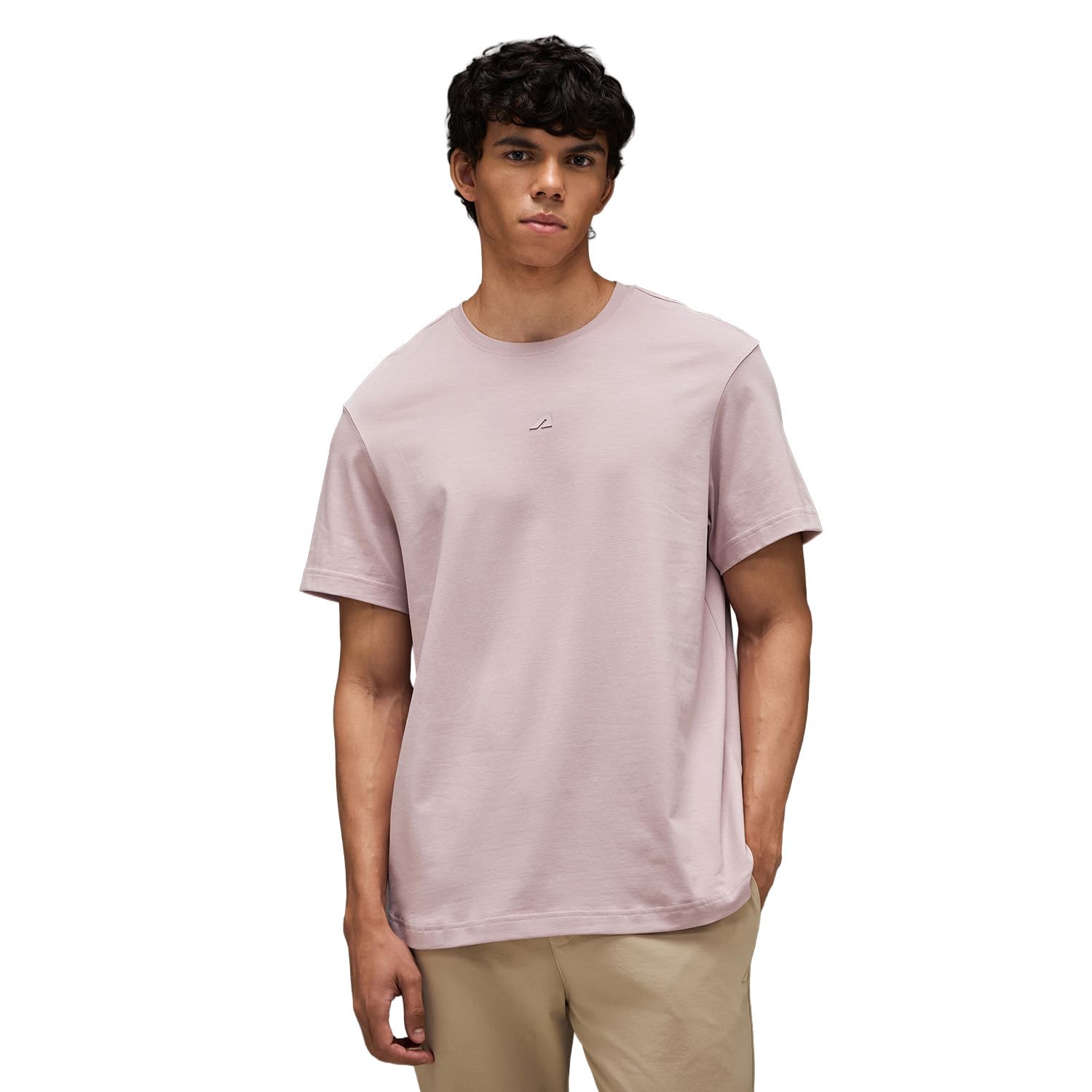 Boldfit Tshirt for Man Yoga Tshirt for Men Essential Cotton Quick-Dry Sports Activewear Half Sleeve Gym T-Shirt for Men for Yoga, Training, Workout, Running - Pink XXL-image-44