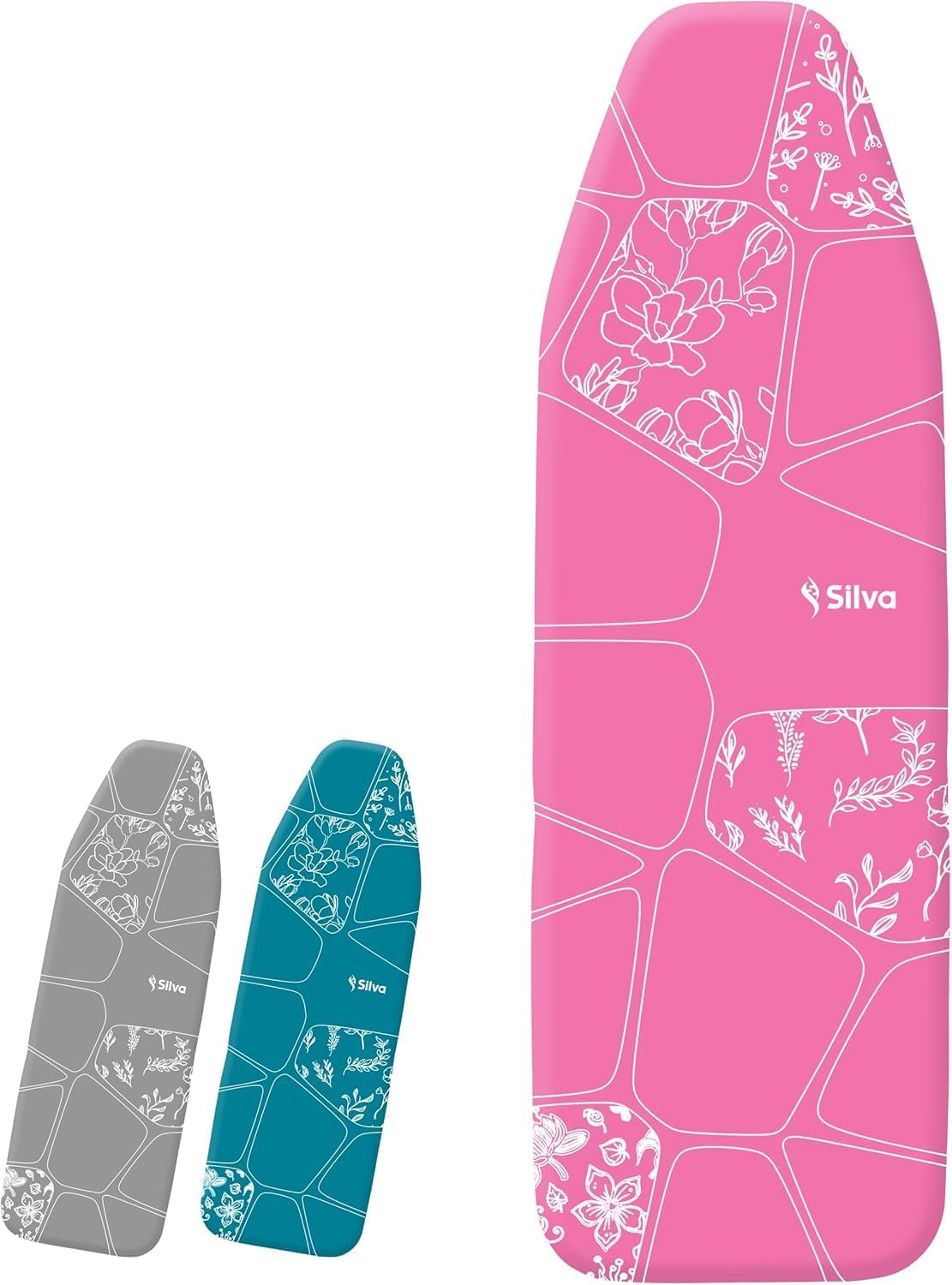 Silva Ironing Board Cover 140 x 50 cm for Steam Ironing Station and