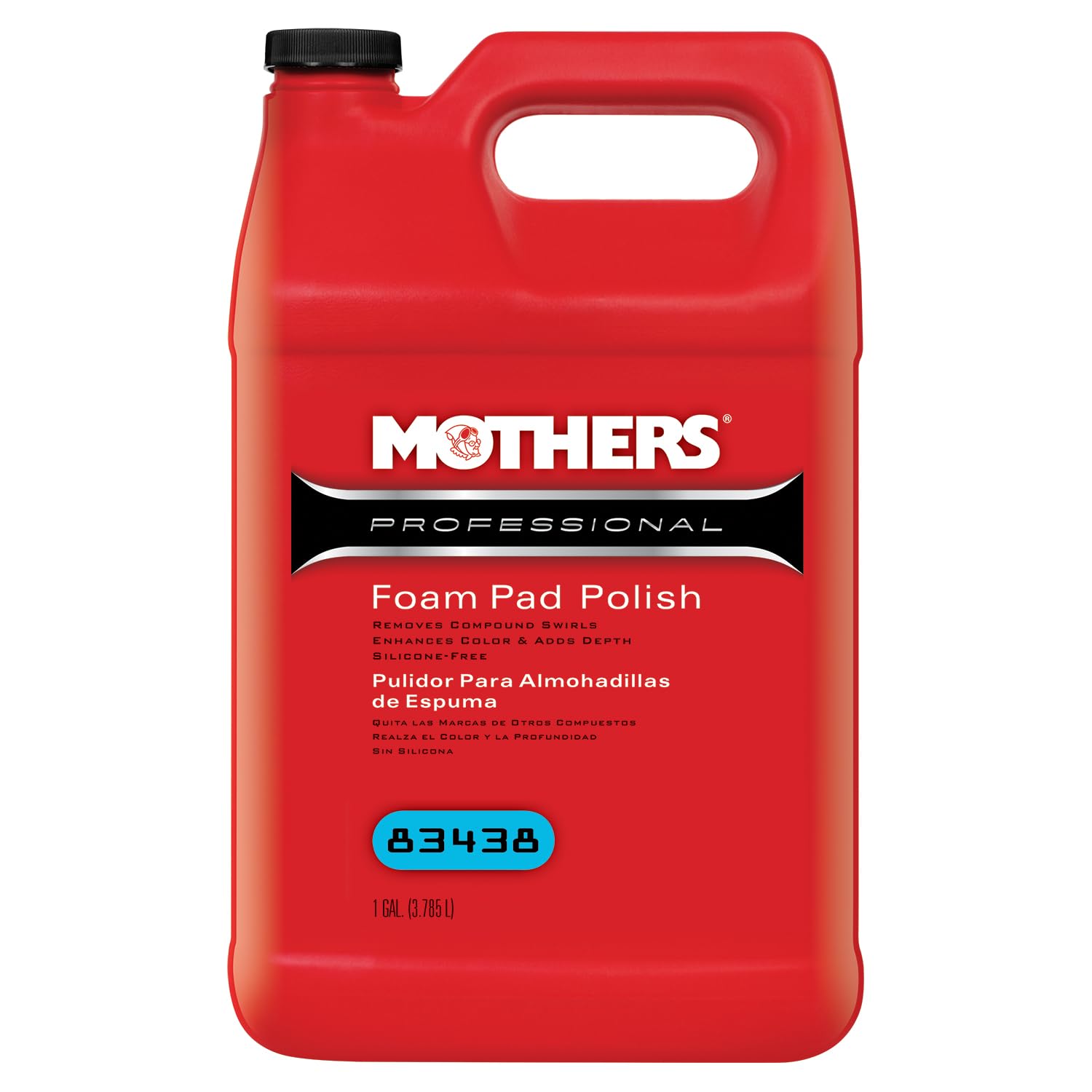 Mothers 83438 Professional Foam Pad Polish, 1 Gallon