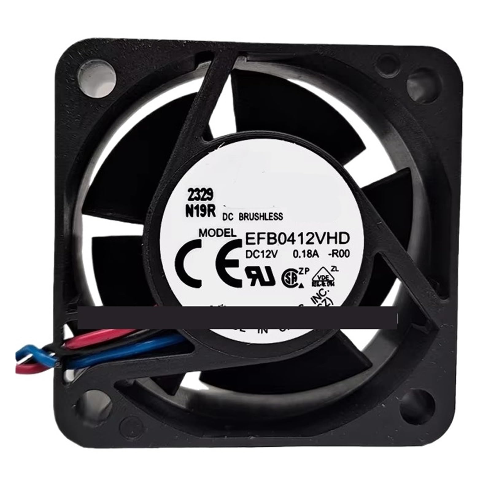 LZIKKGKI EFB0412VHD-R00 0.18A 9000RPM 4020 12V cooling fan