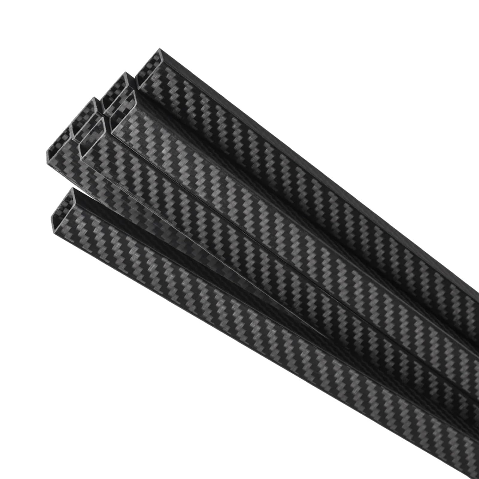 1Pcs Length 1000mm OD8mm 10mm 15mm18mm 20mm 22mm 25mm 30mm Twill Matte 3K 100% Full Carbon Fiber Rectangular Square Tube 3K Carbon Fiber Square(8x8x6mm)