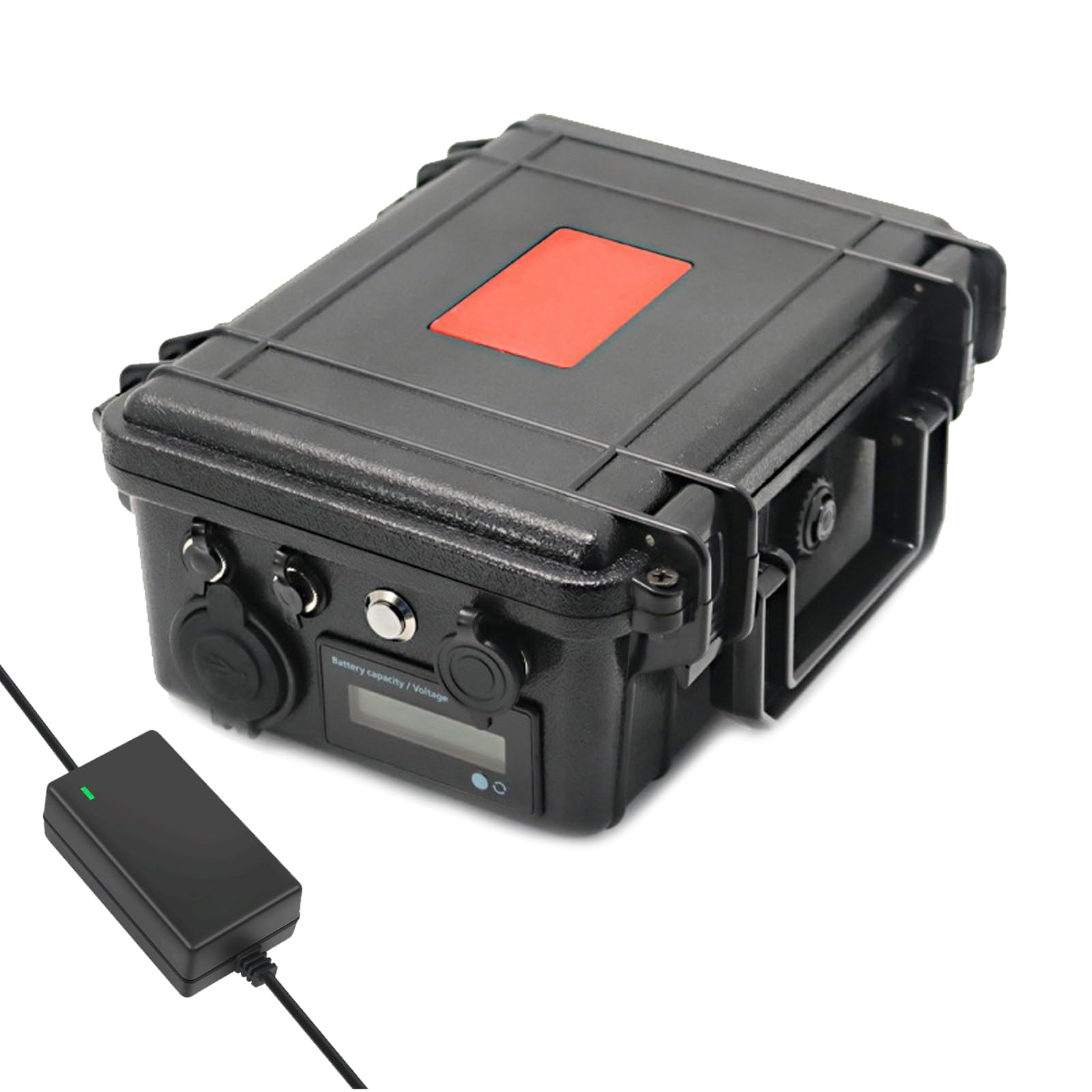 Batteria Litio per ecoscandaglio Pesca con zattera 12 Volt Batteria agli ioni di Litio 12V 30Ah 40Ah Batteria Controllo della Pesca Notturna Marina di Grande capacità con BMS,12v30ah