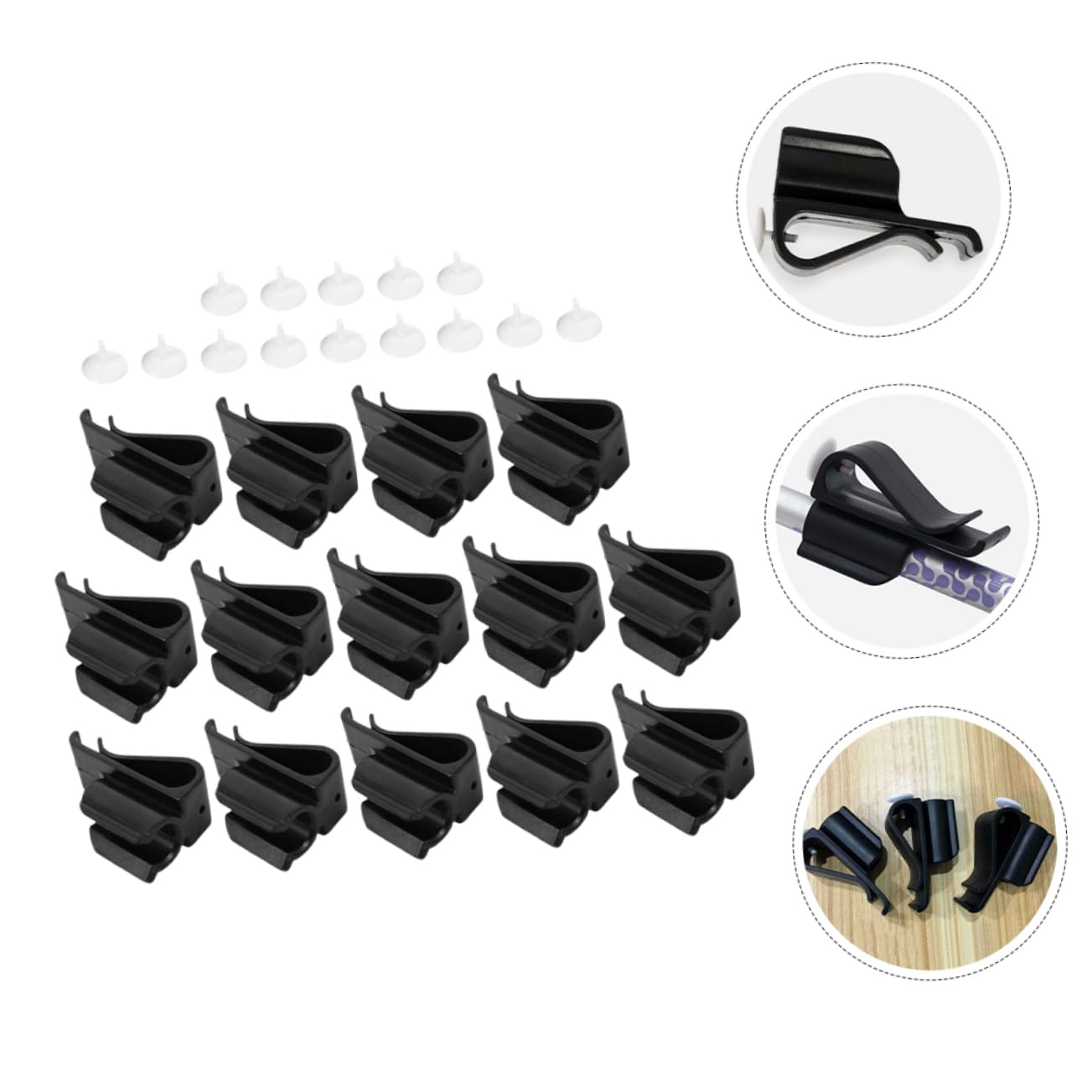 LIOOBO Golfschläger-Clip Stichworte Unterstützung Putter Veranstalter Putten Leicht Golfschlägertasche Stöcke Vereinsinhaber Golfclip Black Abs