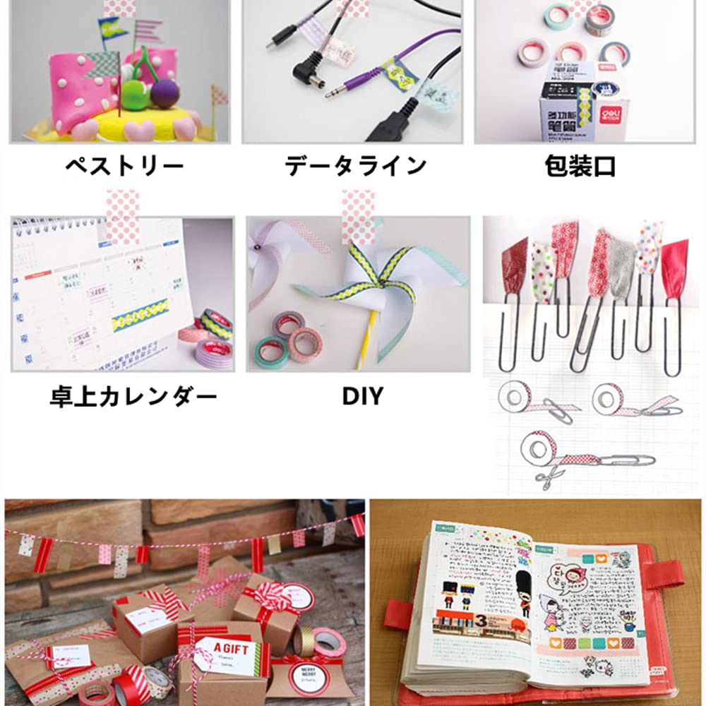 海外マスキングテープ 巻売り 4本セット 人物マスキングテープ 【公式