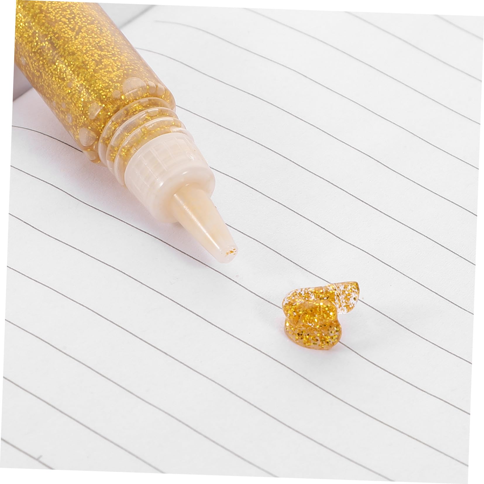 Goldener Glitzerklebestift für Kinder, 50 Stück, Bastelarbeiten