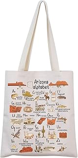 Arizona Canvas Tote Bag Arizona State Gift Moving to Arizona Gift Arizona Welcome Tote Bag
