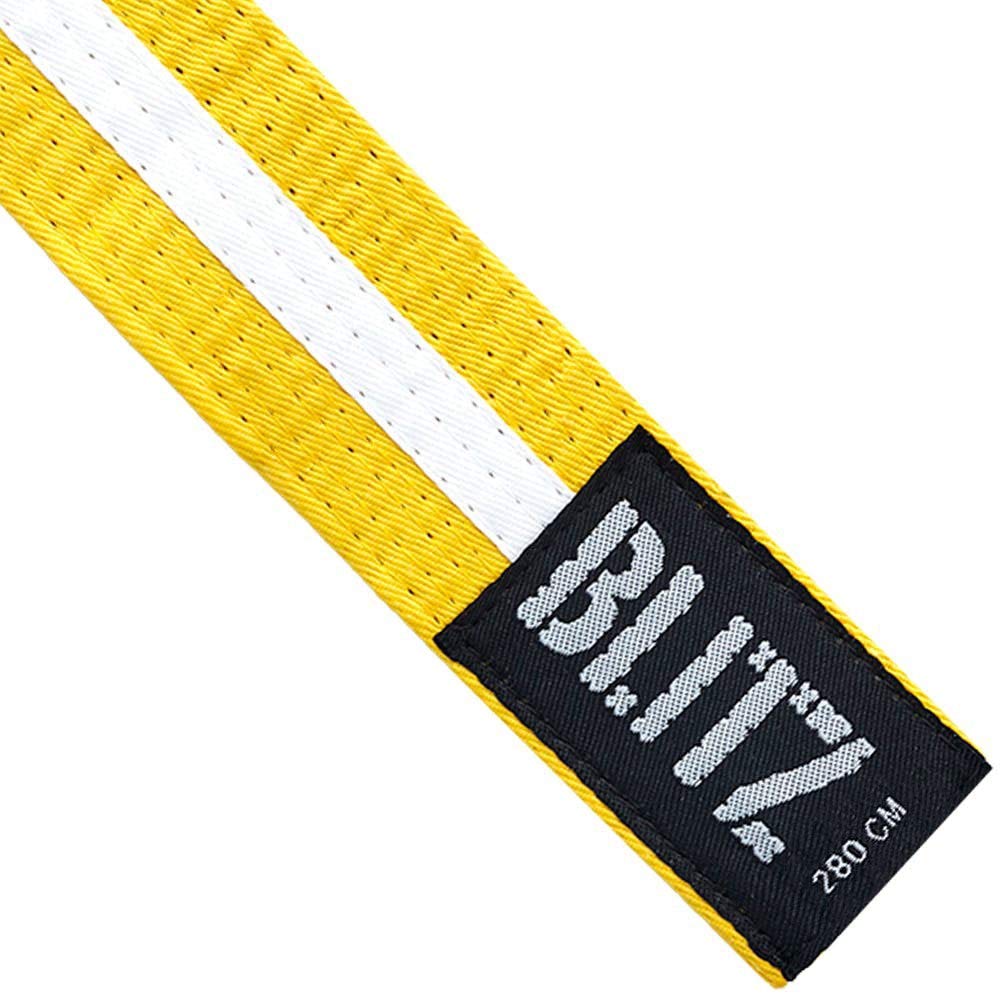 Blitz Striped Belt, Multicoloured(Yellow/White) , 320 cm — image 1