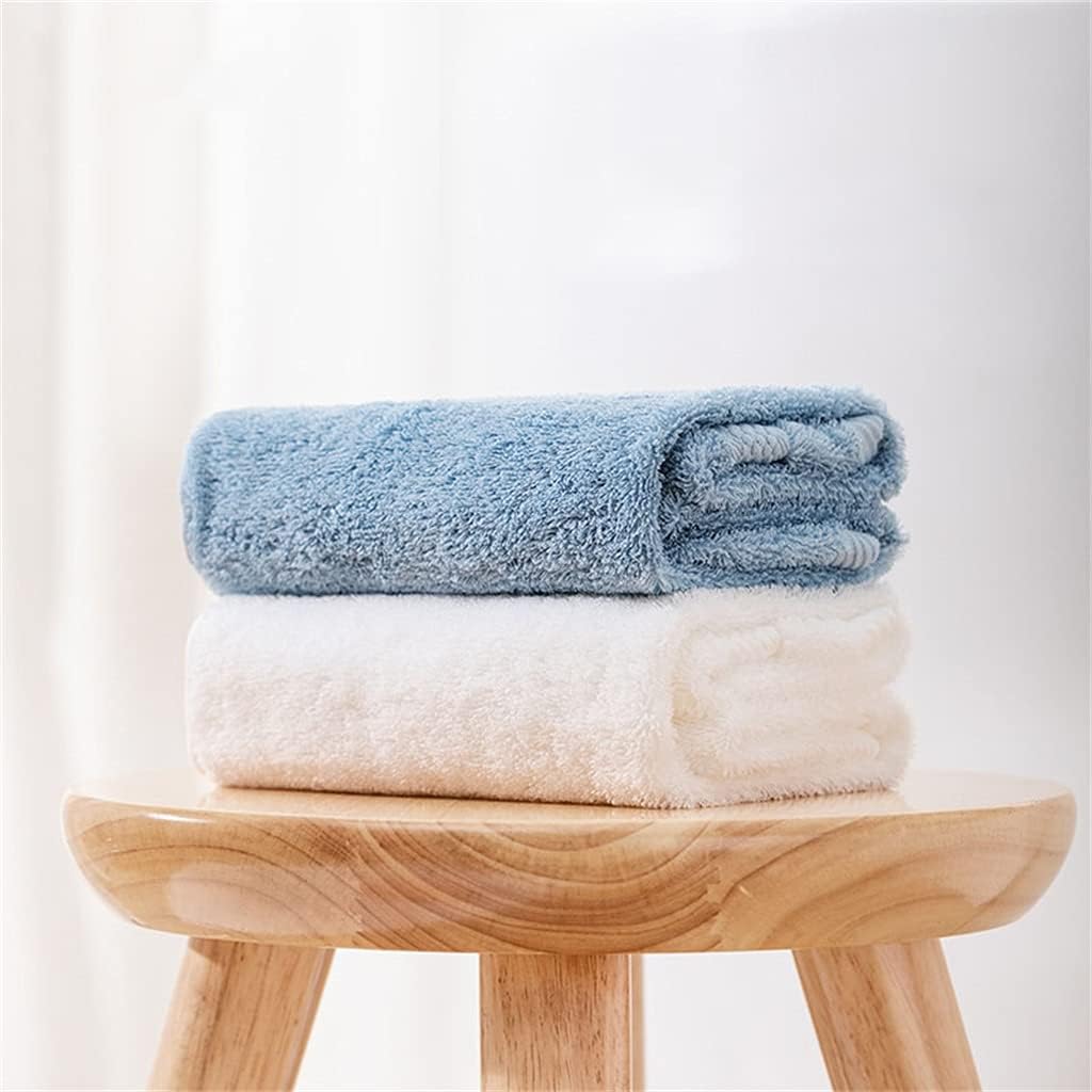 Towels Cotton Face Wash Household Towels Absorbent Quick-Drying No Hair Loss Bathing Adult Women and Men(D)