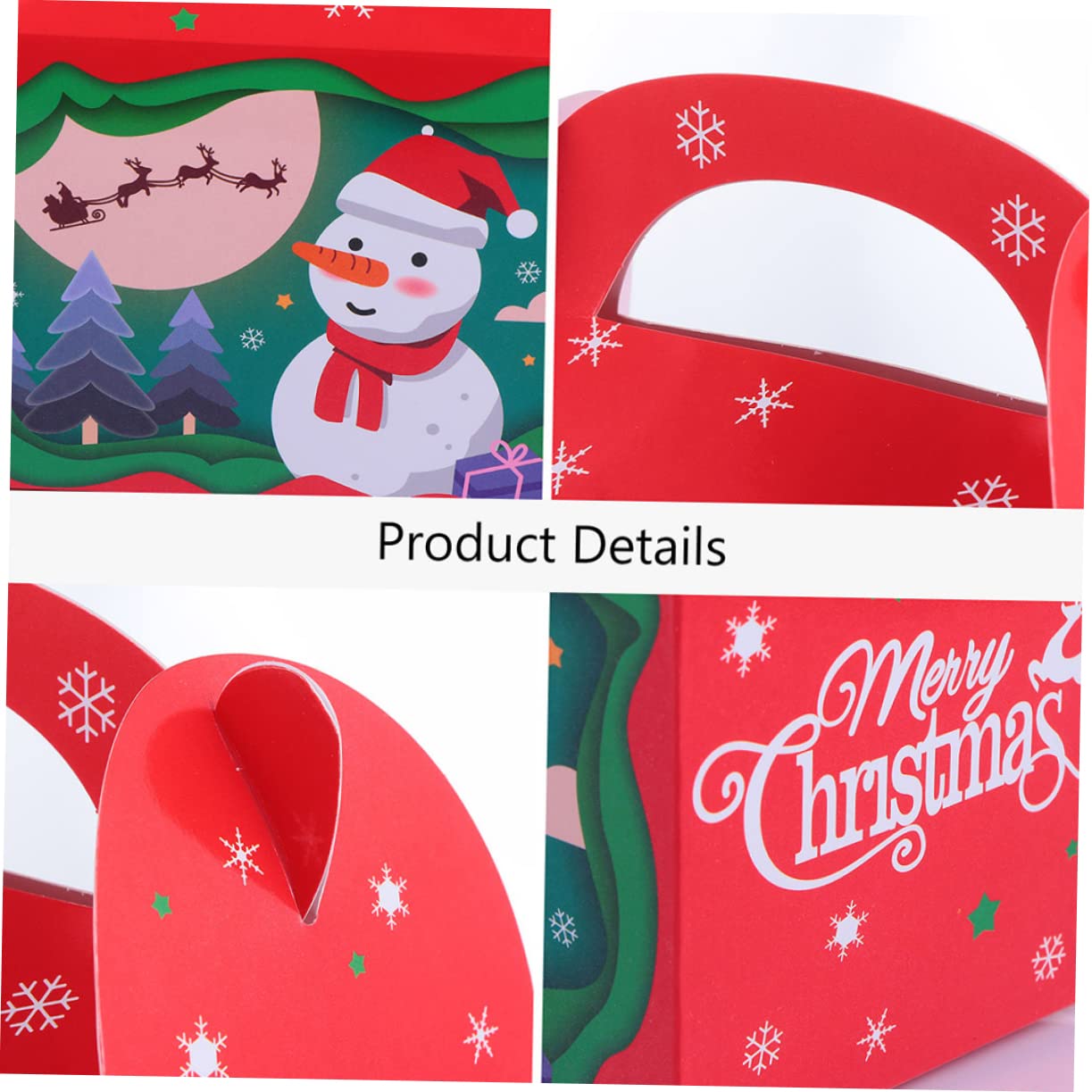 Cabilock 3 Juegos Cajas Navideñas Cajas Para Ropa Para Galletas Navideñas Para Camisas Para Para Dulces os Contenedores Para Dulces Uds * 3