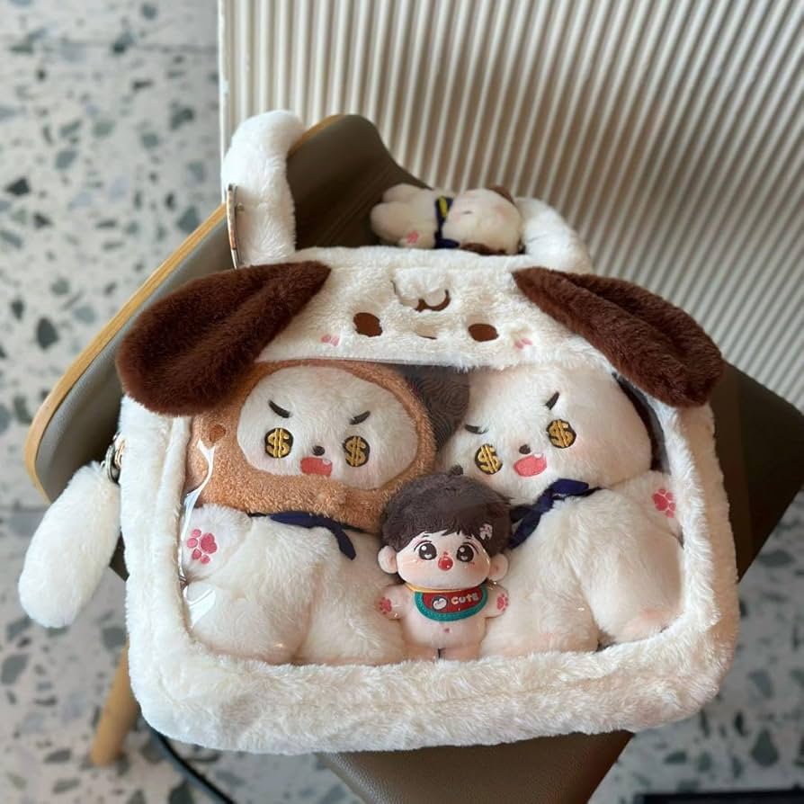 あんスタ　巴日和　中国　痛バッグ　もこもこぬいぐるみバッグ　犬 最終値下げ】あんスタ 中国 萌星 痛バッグ 巴日和 ショルダー