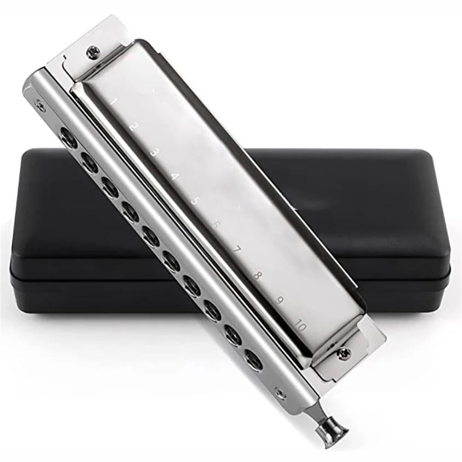 Harmonijka Harmonijka Chromatyczna Tonacja Instrumentu Muzycznego C | Harmonijka chromatyczna tonacja instrumentu muzycznego C dla początkujących