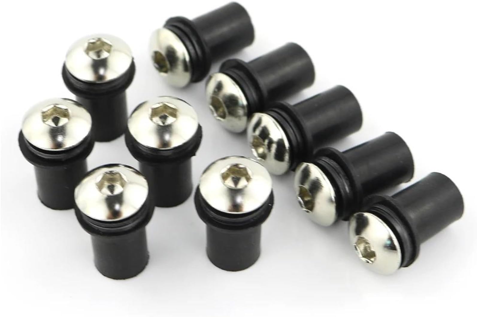 Windshield Nuts Bolts Motorcycle Windshield Bolts Kit For For Z1000 For S For SX For ZZR1400 Fixing Mounting Nuts Fairing Fastener Motobike Aluminum Fairing
