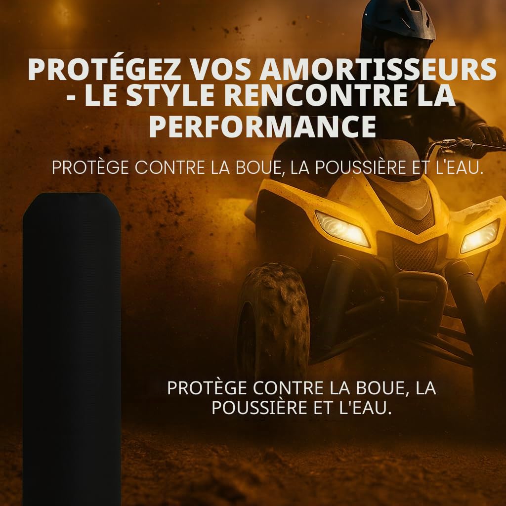 Generic Lot de 4 housses amortisseurs pour cfmoto cf moto cforce (orange)