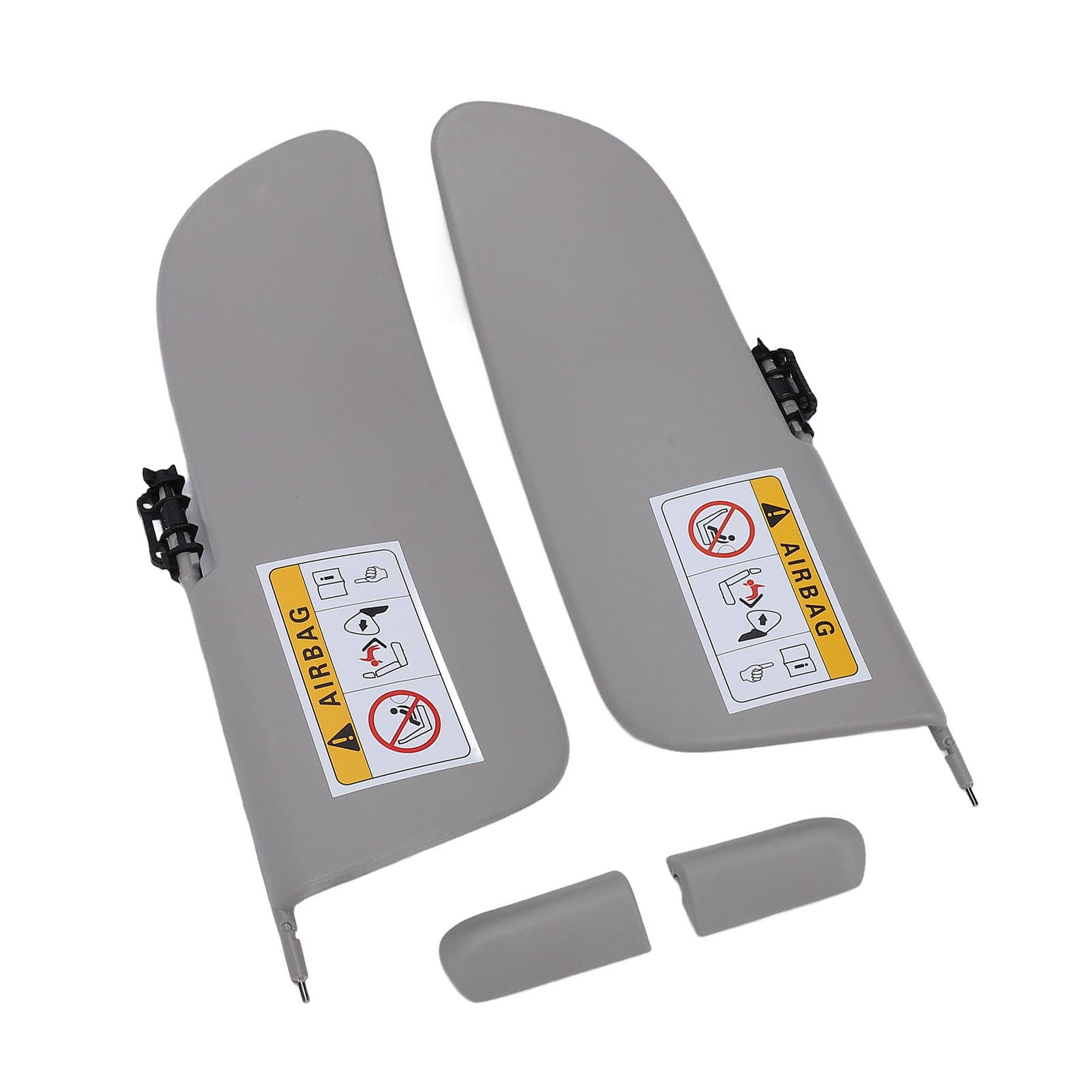 Generic Pasuje do Zestawu Zamiennego Osłony Przeciwsłonecznej do Citroena C3 II SC 2009-2016, Stylowa Osłona Przeciwsłoneczna, Funkcja Przeciwodblaskowa, Trwałe Tworzywo Sztuczne, 2 Sztuki