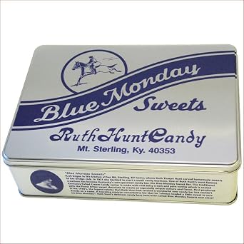 Original Blue Monday Candy Bar Tin