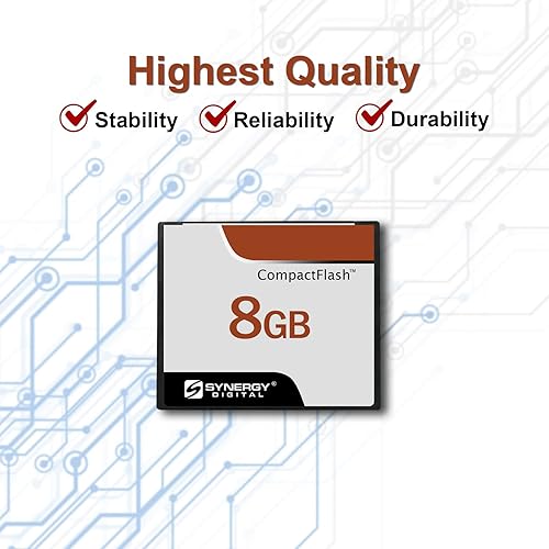 Miniatura 5 de Synergy Digital Tarjetas de memoria flash compactas de 8 GB - 30MBs - Paquete de 2