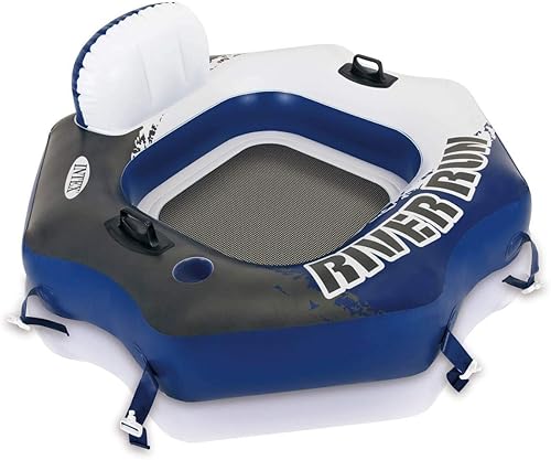 Intex River Run Single Person Inflatable Connecting Lounge Tube