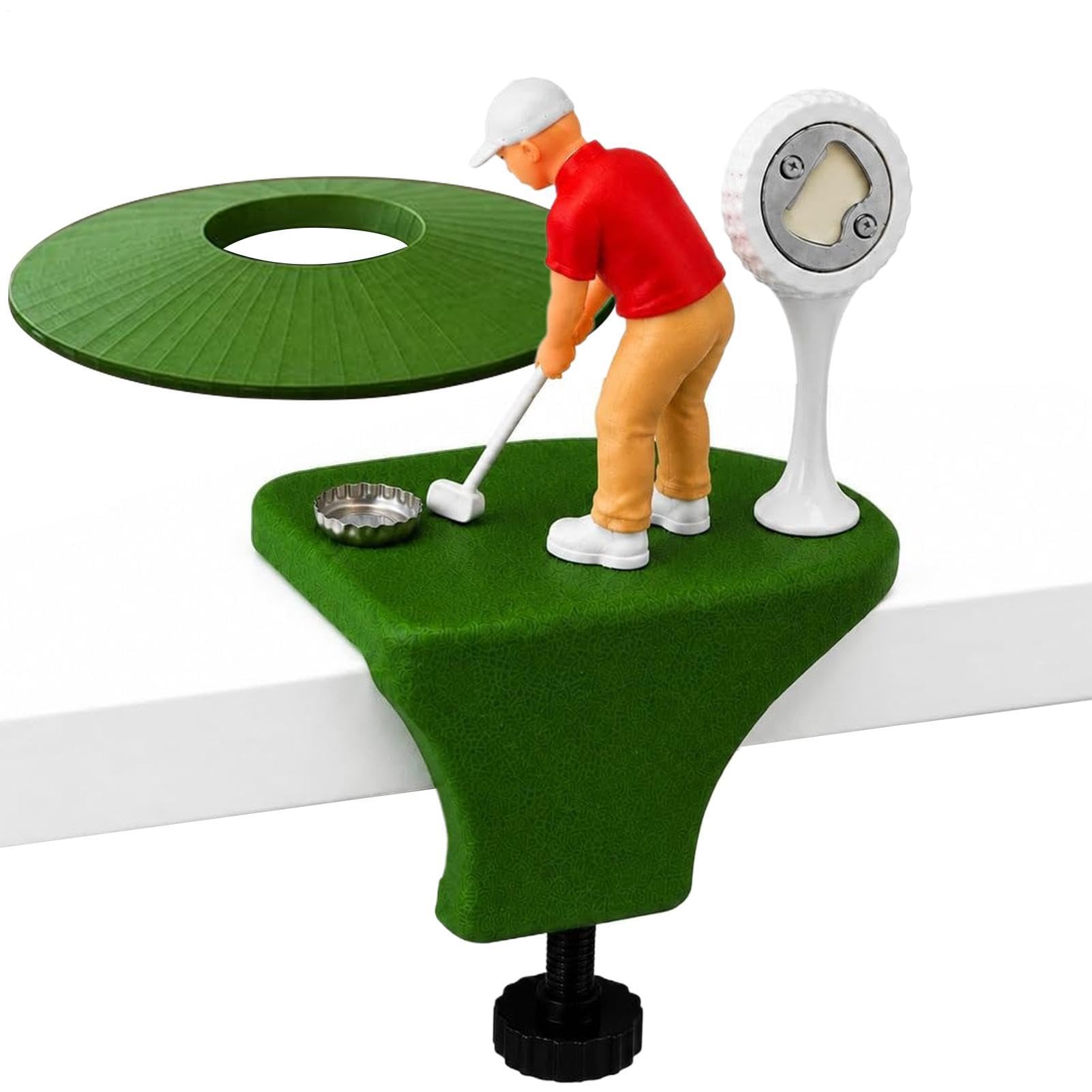 Décapsuleur à bière original décoration de golf, idée cadeau pour anniversaire