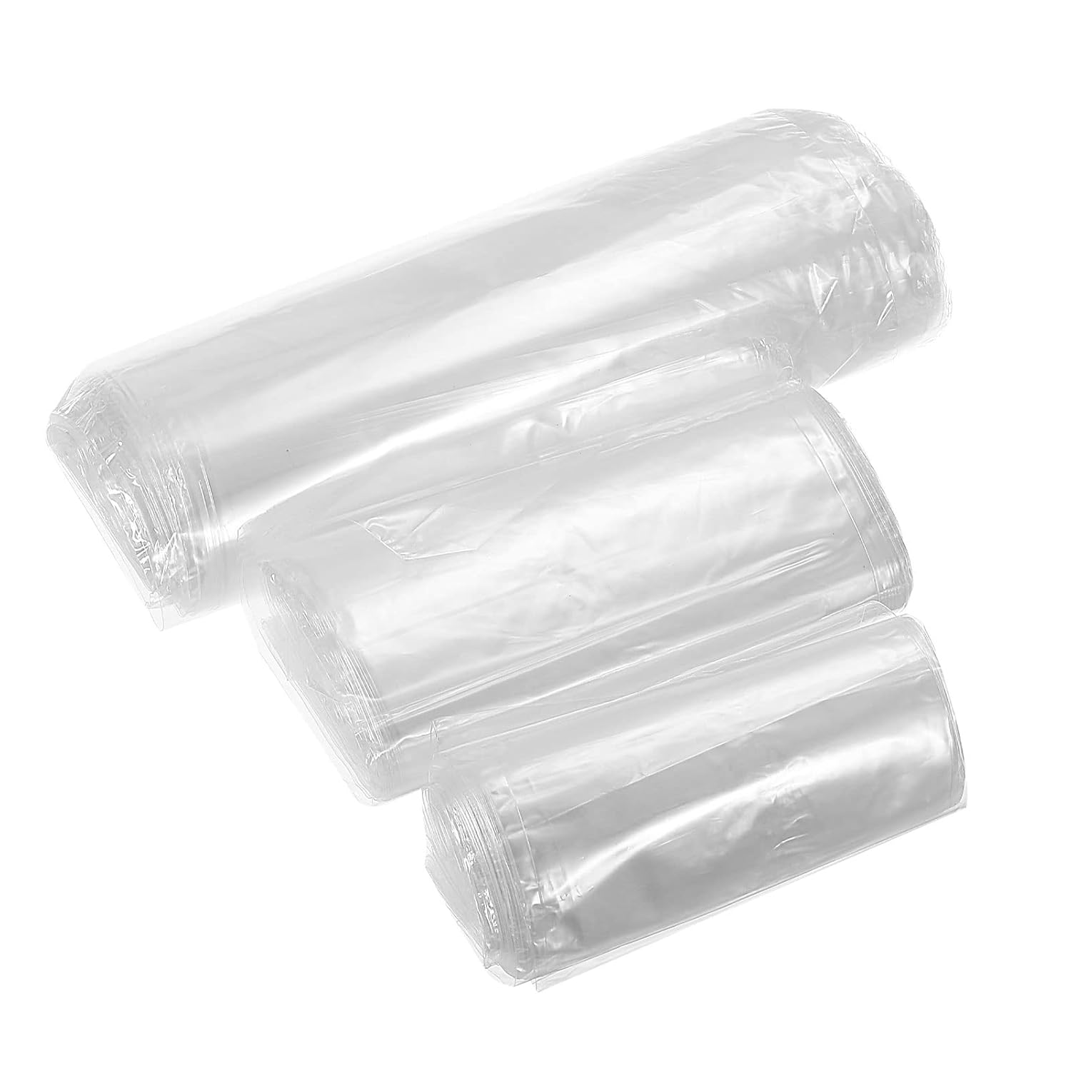 sourcing map Heat Shrink Wrap Bags POF Transparent 10x7 10x4.7 6x3.9