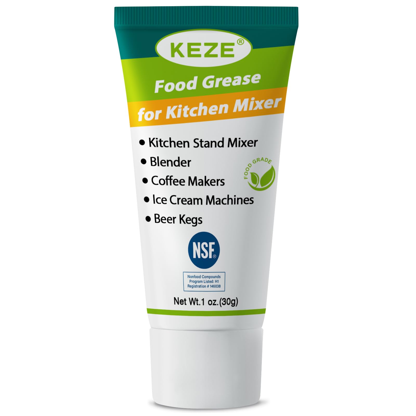 Keze Food Grade Lubricant Grease Espresso Machine Grease Sanitary Lubricant for Mixer Meat Slicers Ice Cream and Coffee