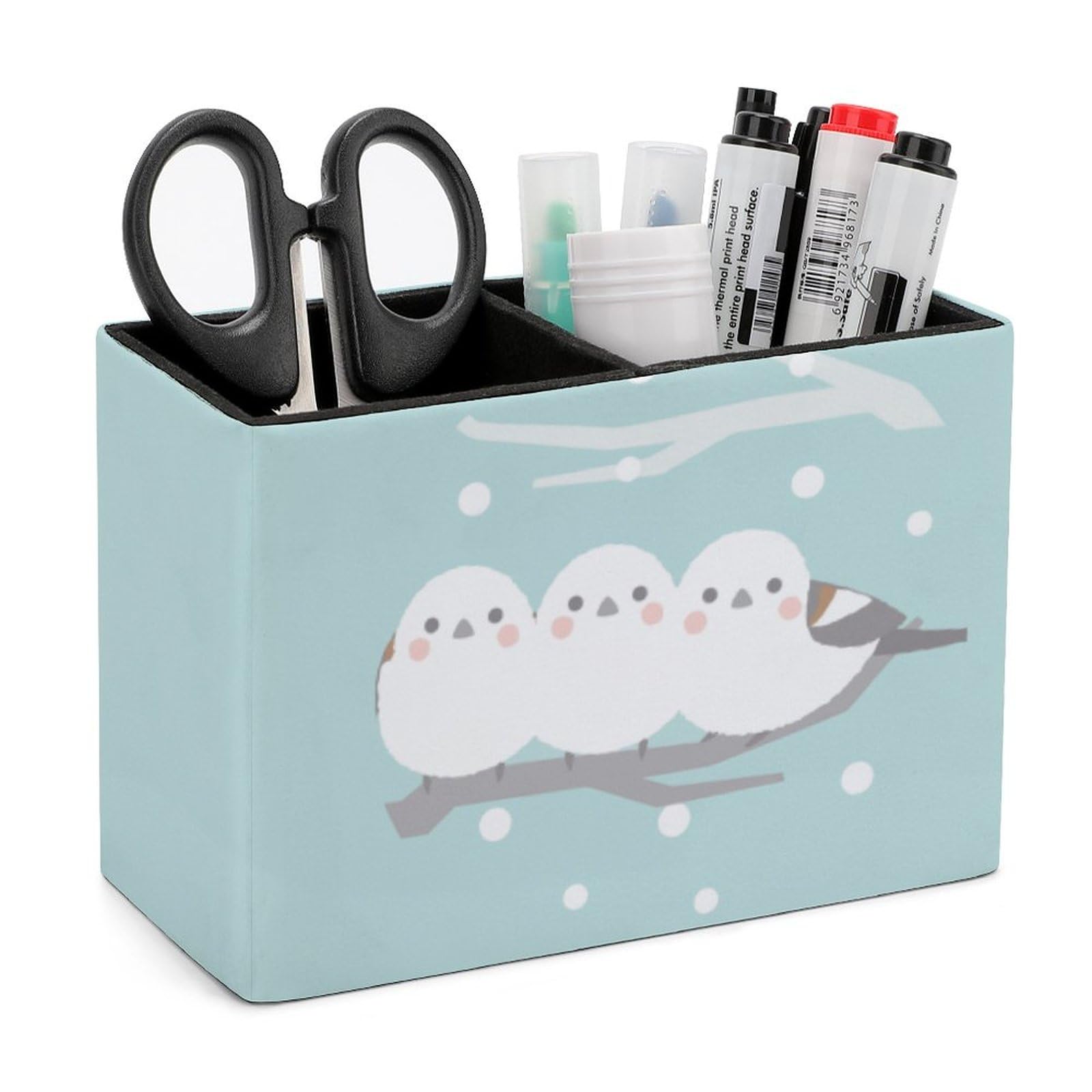 Amazon.co.jp: ペン立て ペンスタンド シマエナガ かわいい 鳥 鉛筆