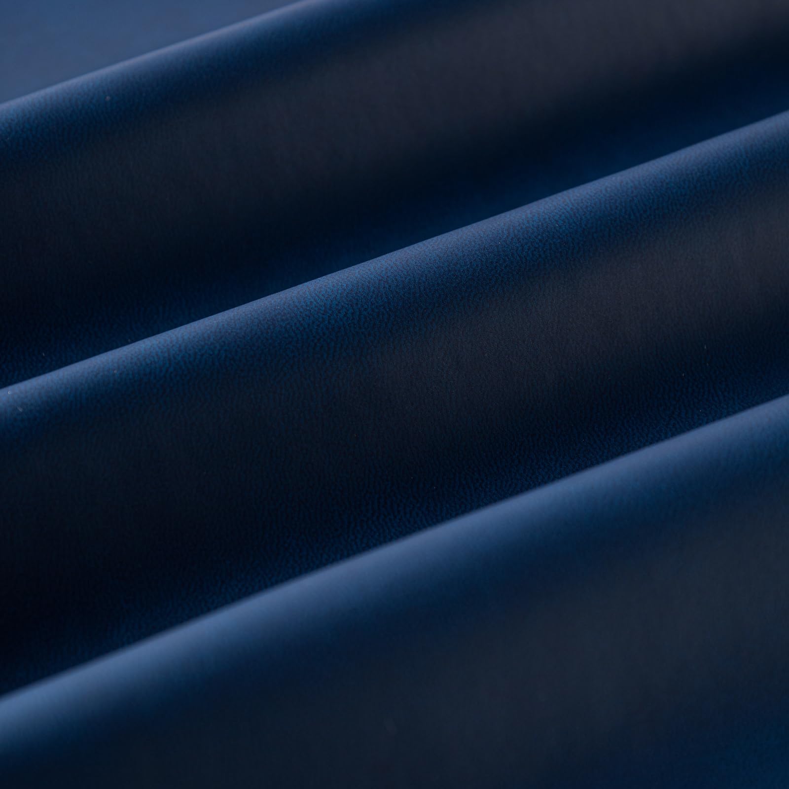 Wooqu PU Leather Book Cloth, Polyurethane Coated and Non-Woven Base, Leather-Like Look, Soft, 17x29”, for Book Binding, Latte Grain, Navy Blue