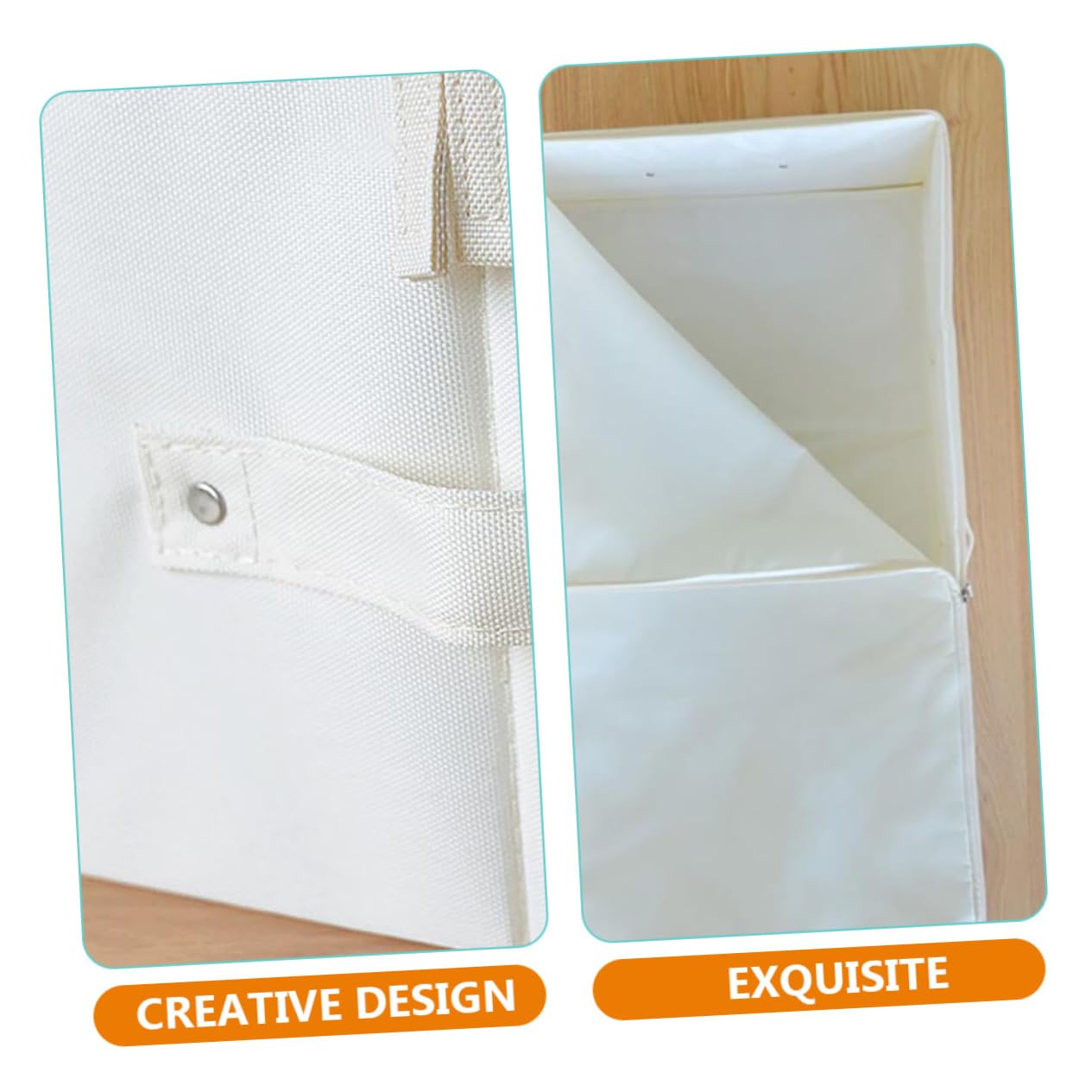 KOMBIUDA Contenitore Sotto Letto Capacità Borsa Pieghevole Traspirante in Oxford Per Coperte Piumoni e Vestiti Con Fondo Rimovibile e Design Leggero Per Organizzare La Camera Da Letto