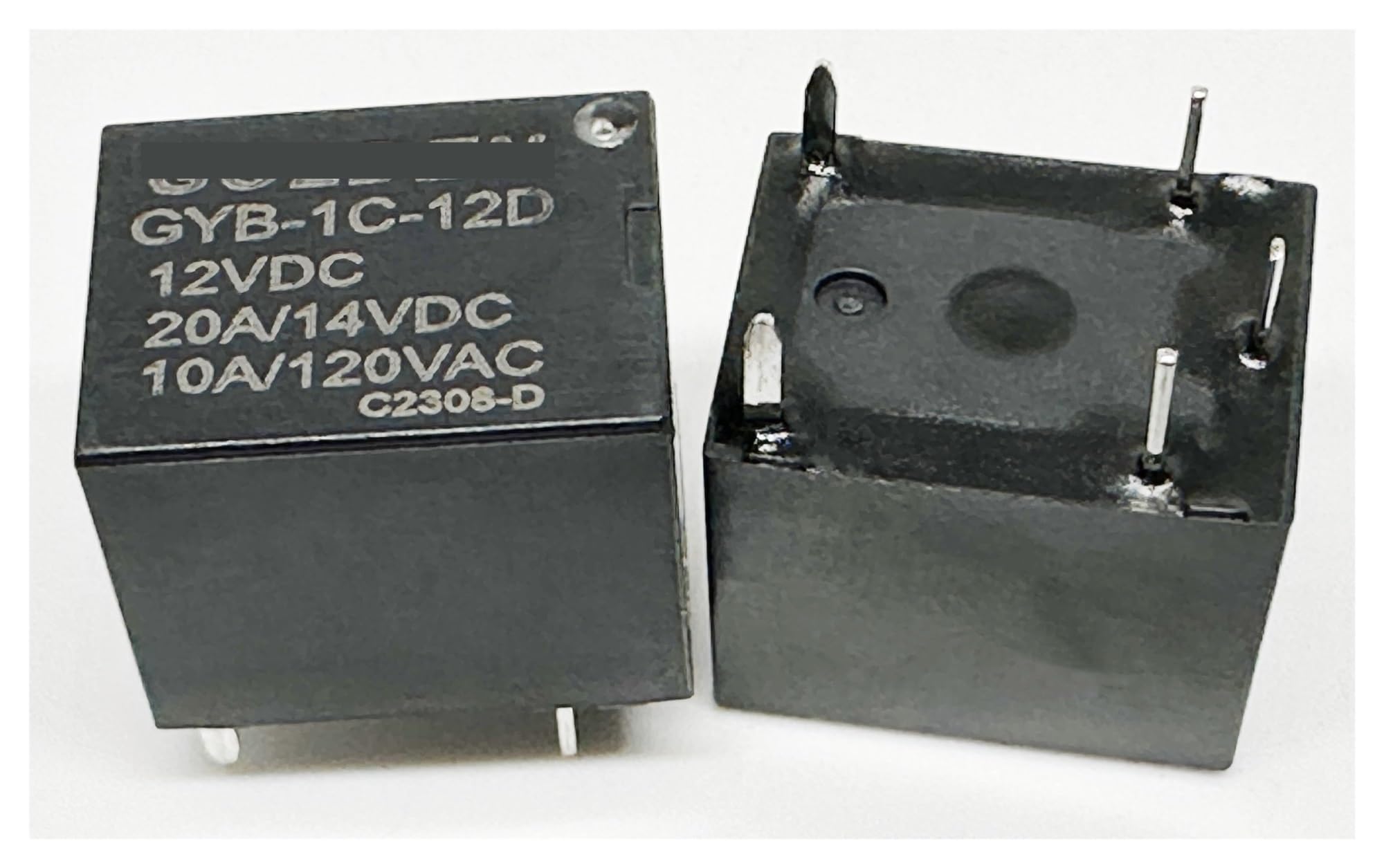 YZWRWRMKTB 1pc GYB-1C-12D 12V (T78C-20A) Relay 5pins