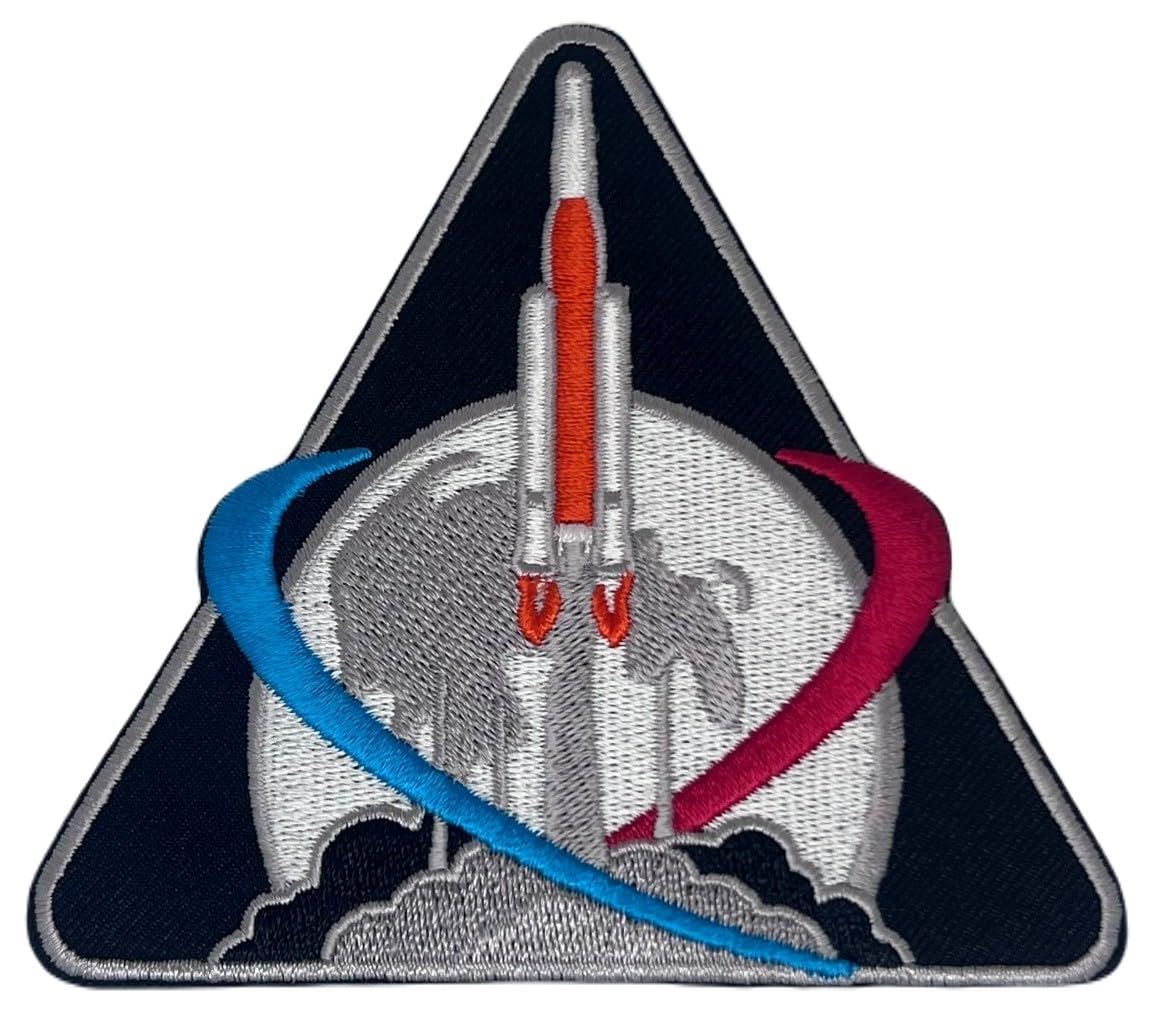 NASA Artemis 1 Program Patch (4 Inch) Embroidered Iron or Sew-on Badge Astronaut Space Suit Souvenir Emblem DIY Gift Patches